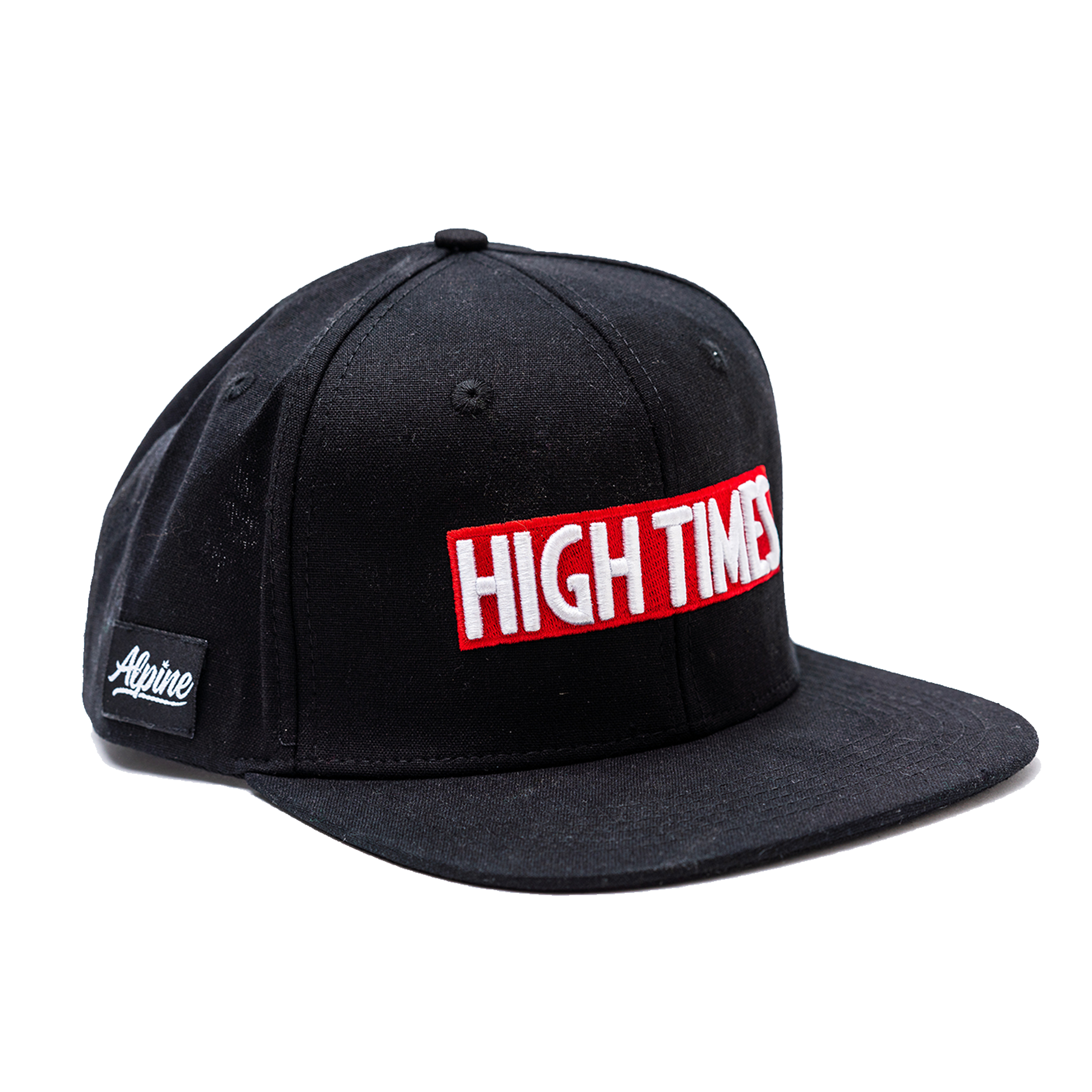 High Times x Alpine Hemp Co. Snapback Black Hemp — Alpine Hemp 