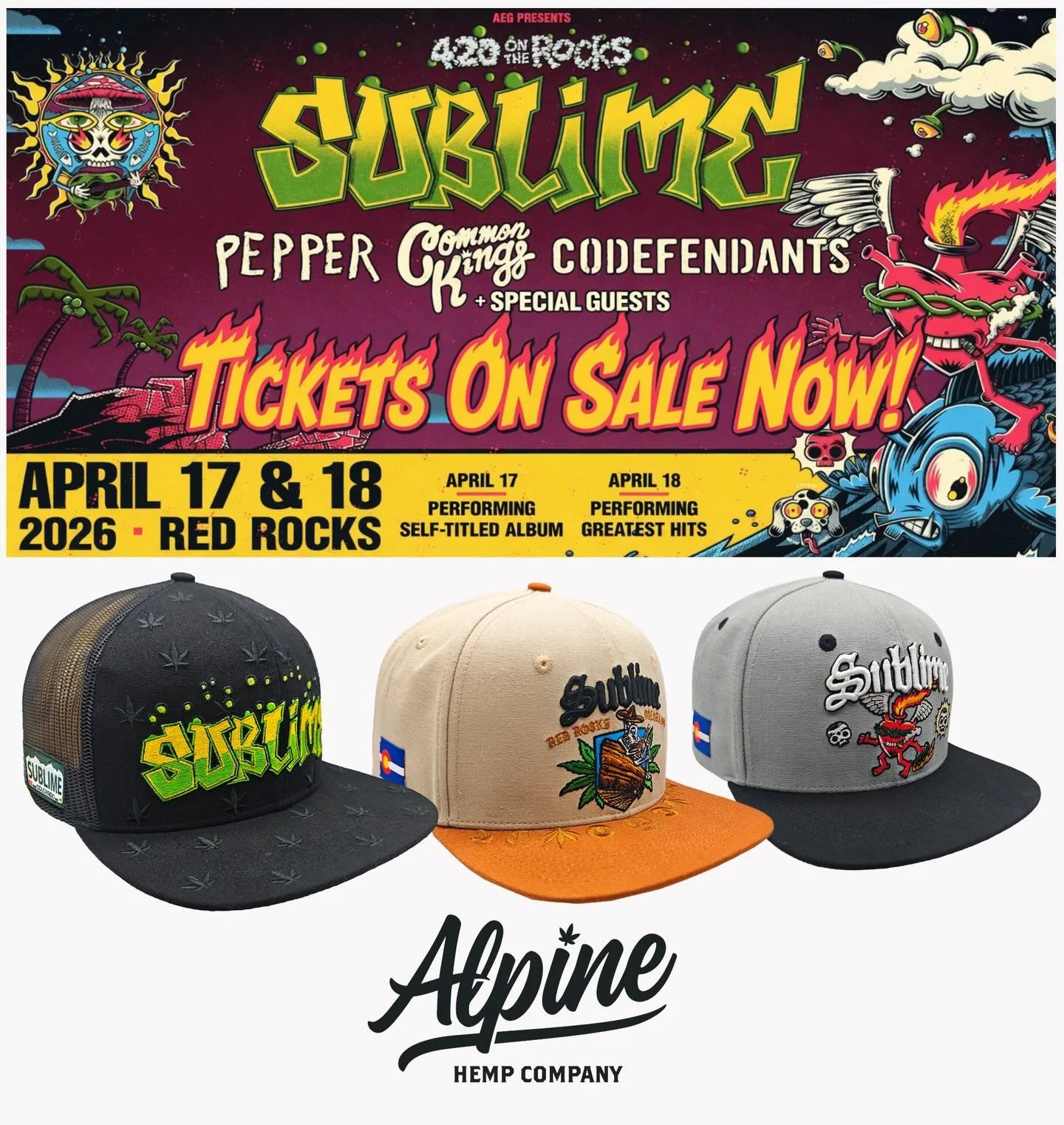 Exclusive pre-drops tonight and tomorrow night @redrocksco extremely limited edition &amp; hand numbered. Get there early and DRESS WARM. 🥶