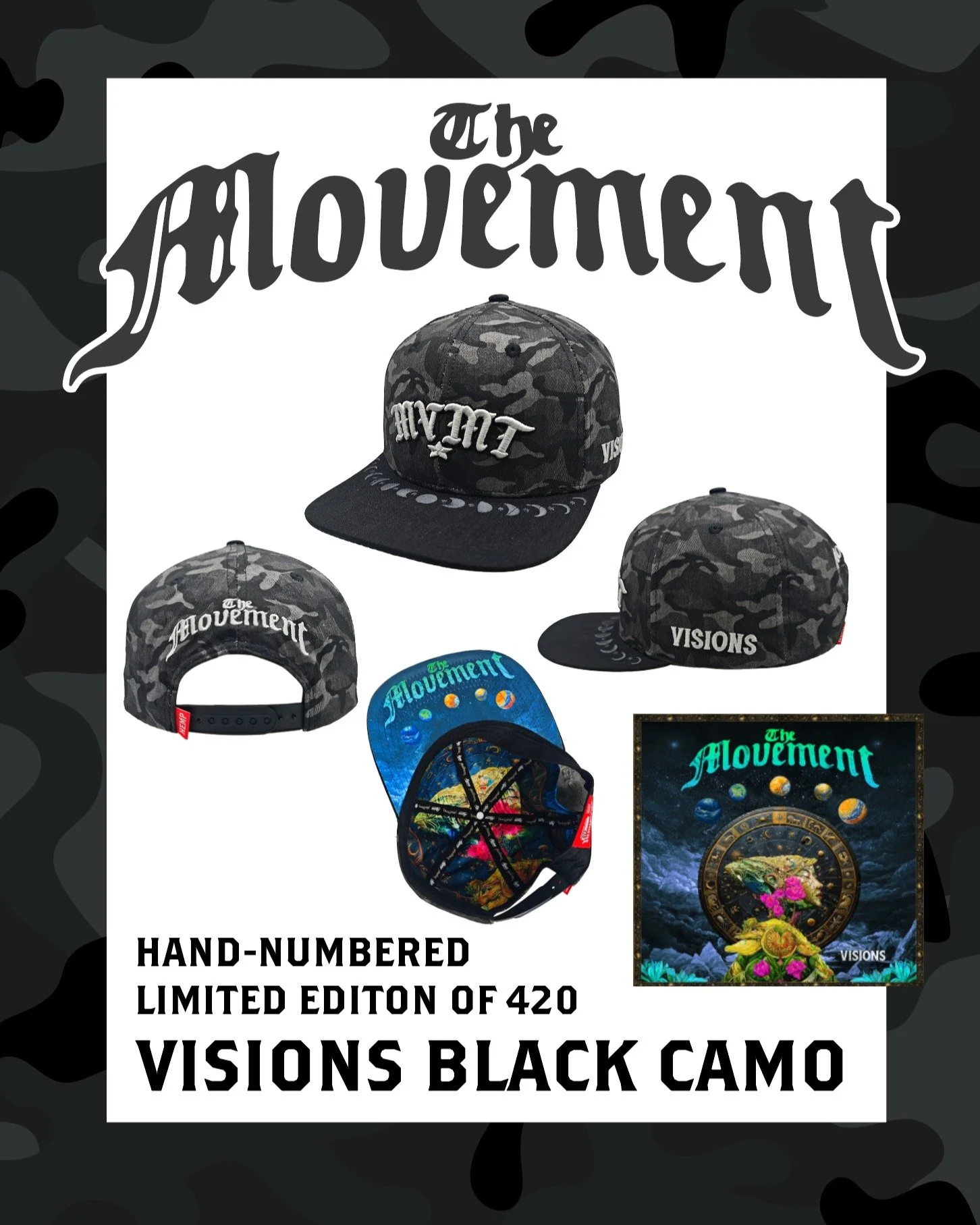 New Drop Alert! 🎉
Tomorrow - Tuesday June 9th at 4:20 Pm Mtn Time. 
In celebration of The Movements Visions LP. We bring you this gem of awesomeness. 

&bull; Limited Edition of 420
&bull; Hand-Numbered
&bull; Stash Pocket
&bull; Joint Caddy&reg;
&b