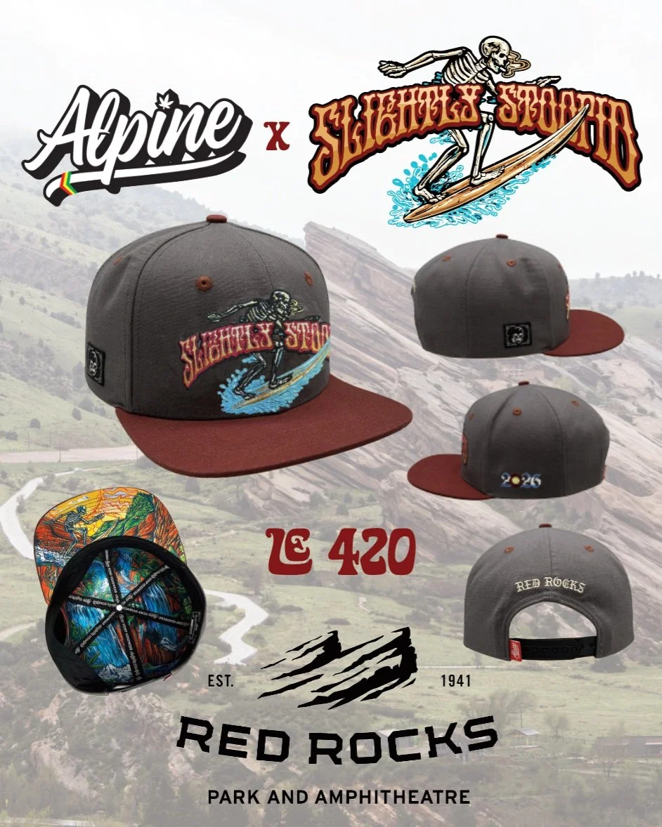 Who's ready for the Weedkend! SUMMER HEAT coming your way. 🤩 Get to the merch lines early! 
All hats are hand-numbered, and all jerseys are individually numbered. 

Friday August 7th: 
@sublime All Black LE 303 Show Exclusive.
(alternate colorway dr