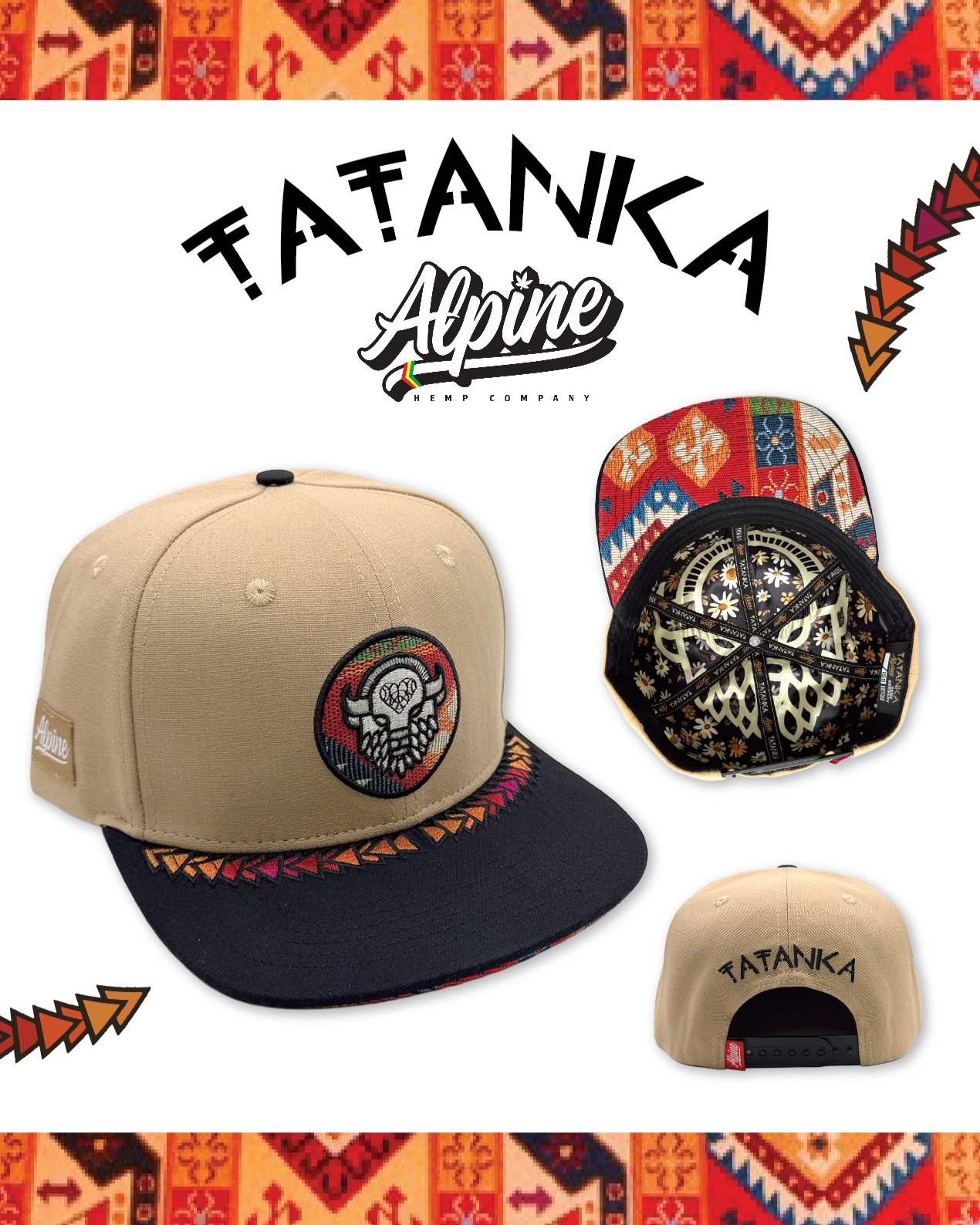 Happy Fresh Drop Friday! 
Limited-edition, hand-numbered banger for @tatankadub. Only 75 available at 4:20 PM MST Today! 
**Every hat is unique due to fabric variations. **

Limit one per person.