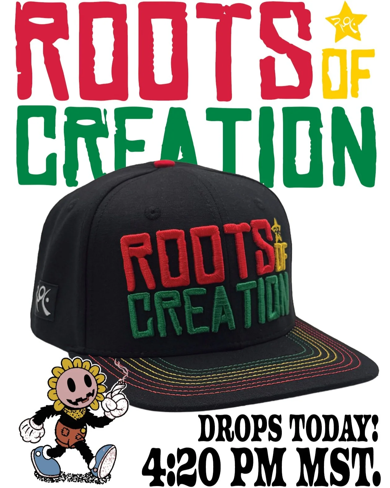 @rootsofcreation 
&iexcl; Drops today at 4:20 pm MST !
 LE 200.
* Limit one per person* 

https://www.alpinehempcompany.com/buy-hemp-headwear-online-alpine