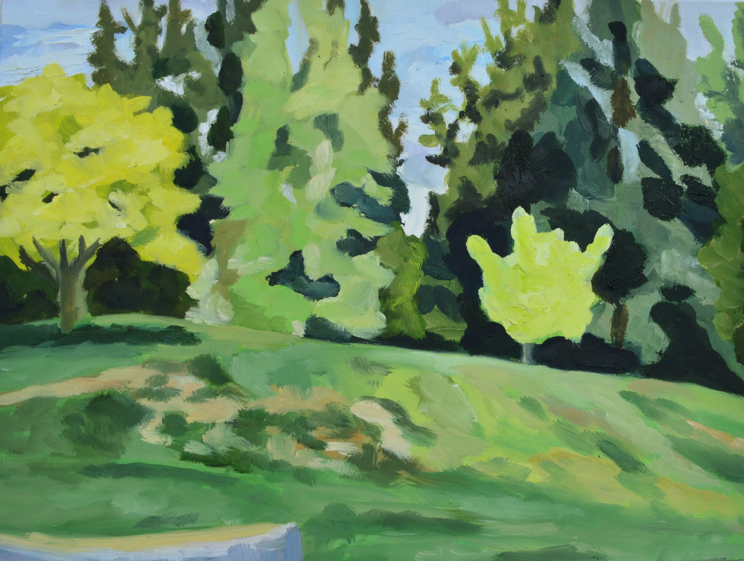 Shades, 32” x 24”, Oil on canvas