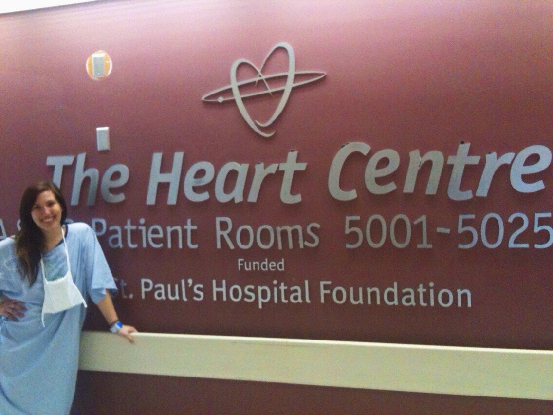 Only 8 days after heart failure, I was walking around the ward for my daily exercise.