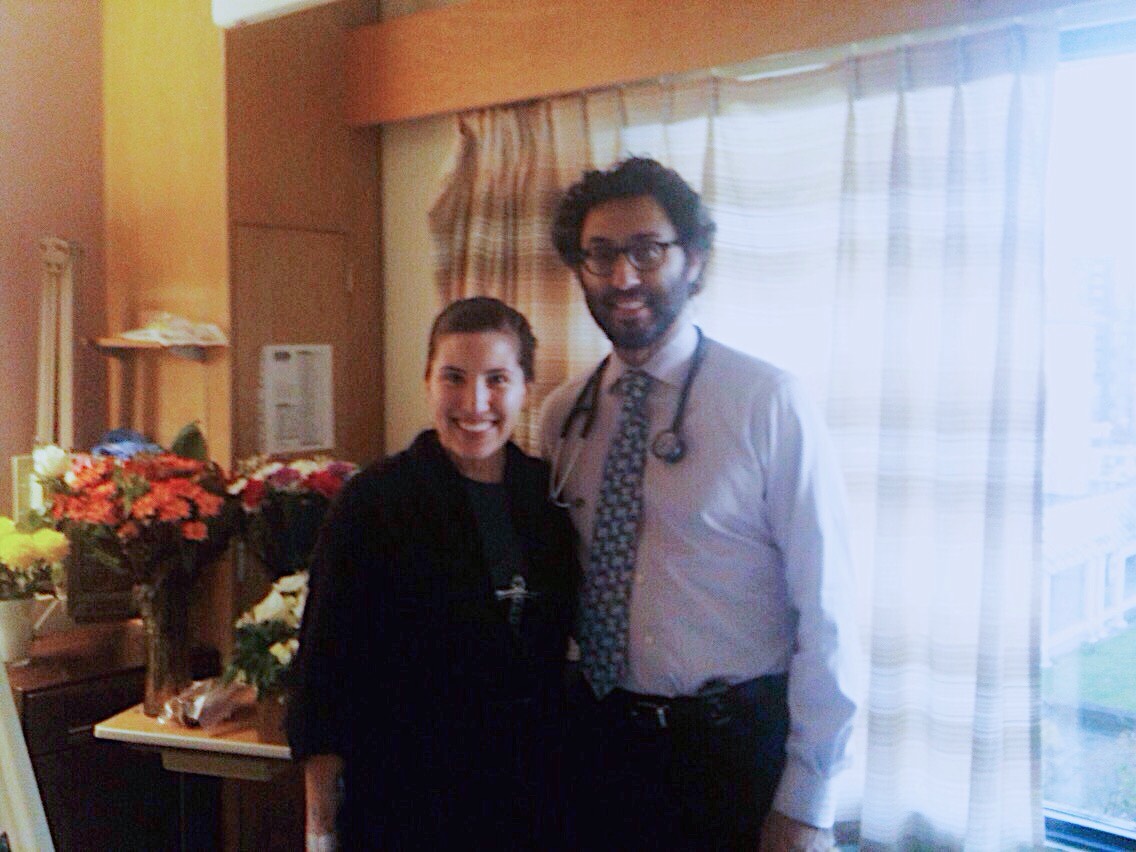 Dr. Toma was my Cardiologist and he was in charge of my entire recovery while at St. Paul's. He is the one who performed my heart biopsy and I gave him a thank you mixed CD of heart songs including 'Kickstart My Heart".