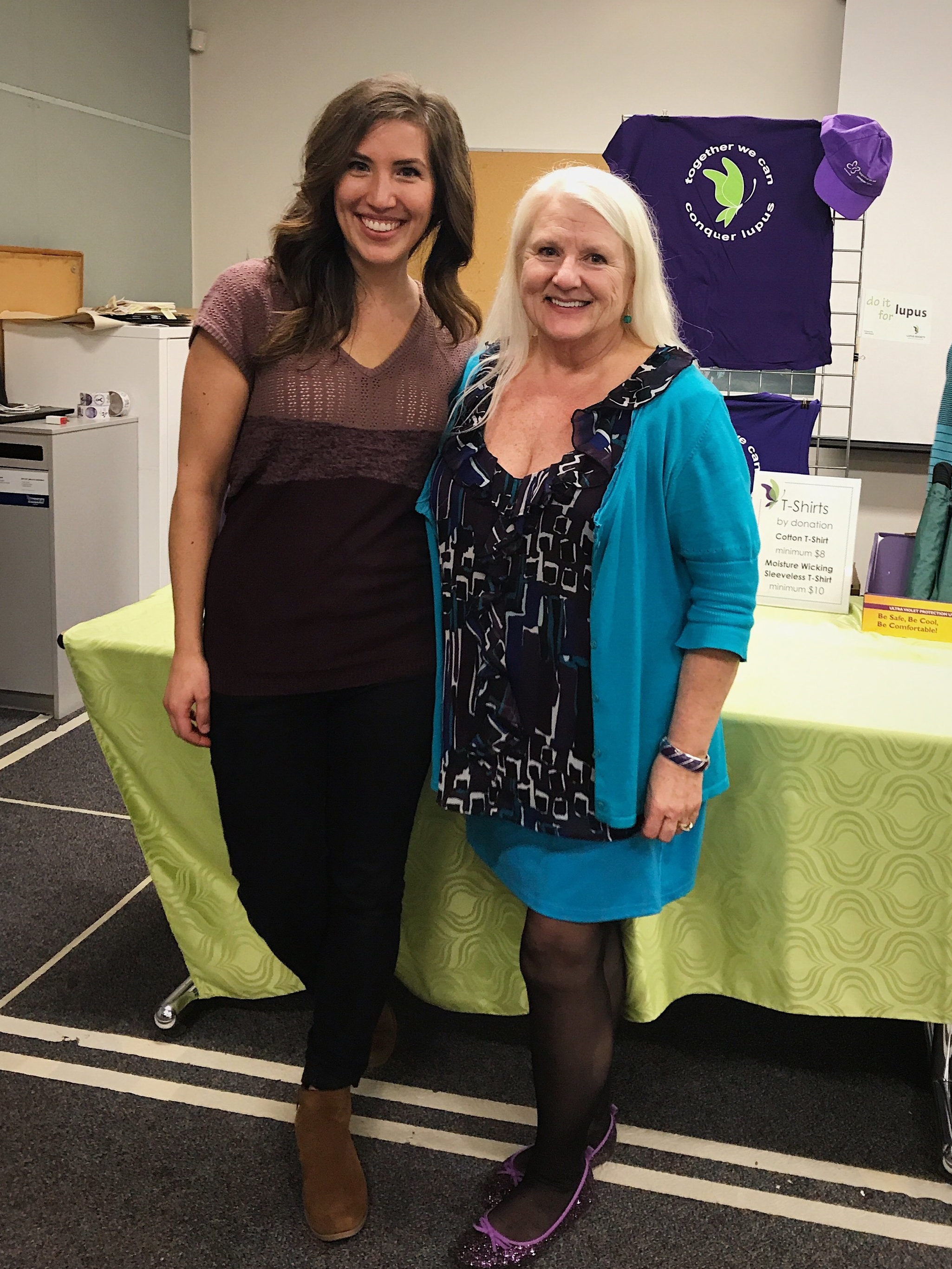 The Lupus Society President, Josie Bradley.