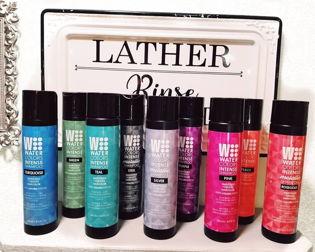 Calling all UNICORNS 🦄
They're here!Watercolor Shampoos!🧡💛💚💙💜💖
The easiest way  to play with color and transform your locks to every color of the rainbow🌈!Stop by for for custom colors in salon or take home refill bottles 🤗
@watercolorshair 