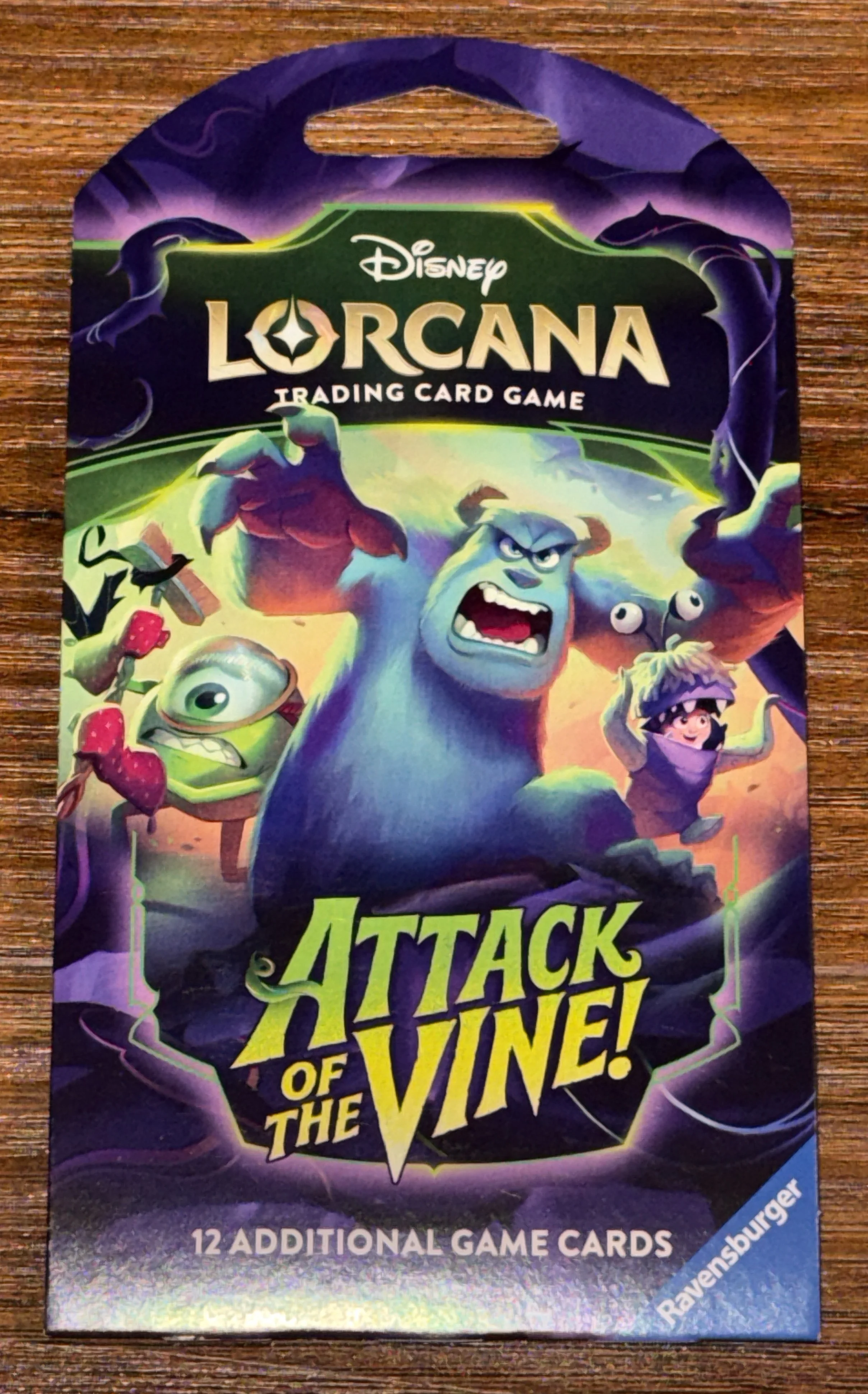 Disney Lorcana Attack of the Vine! Sleeved Booster Pack