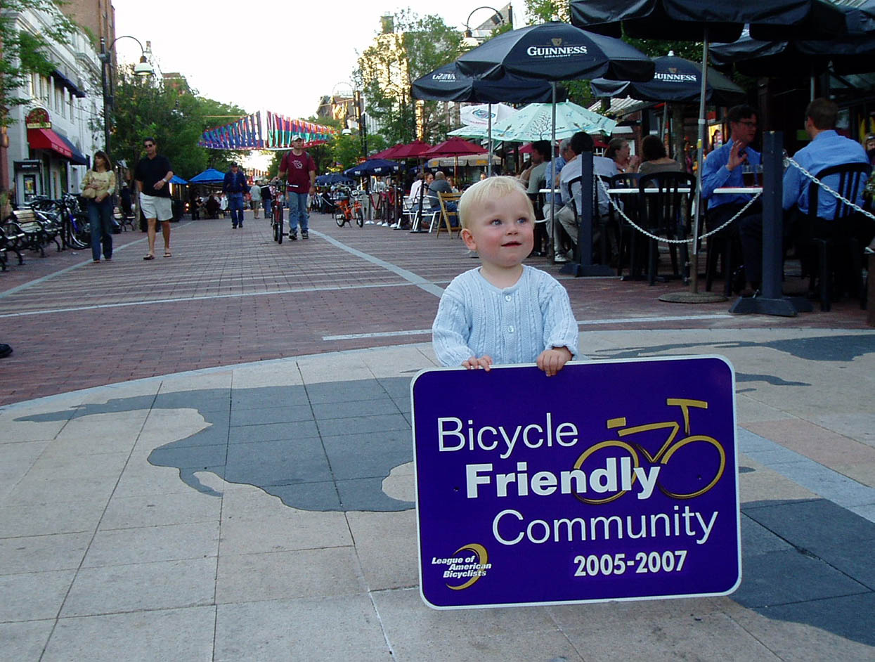 Burlington's Bike friendly community award