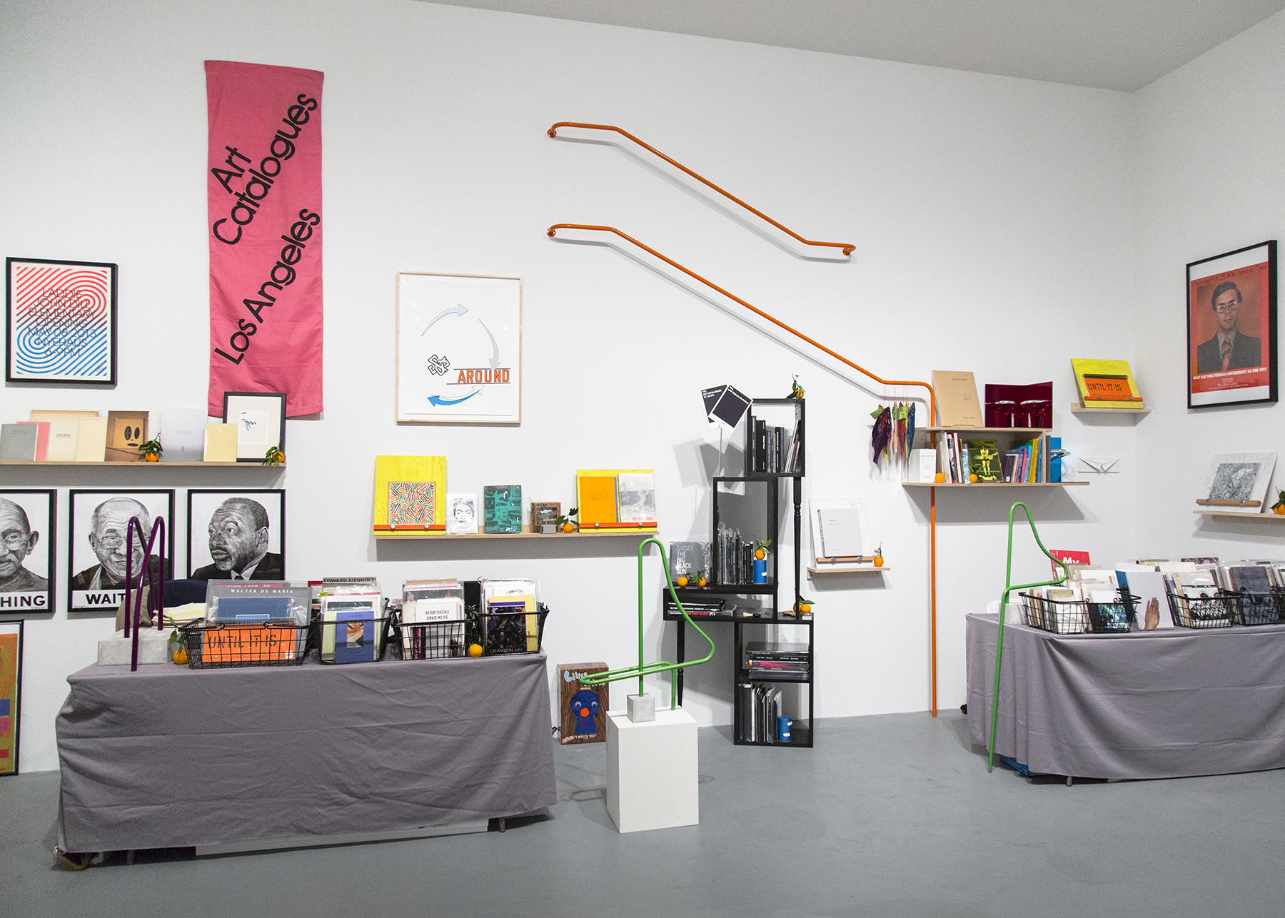 Installation view, Los Angeles Art Book Fair
