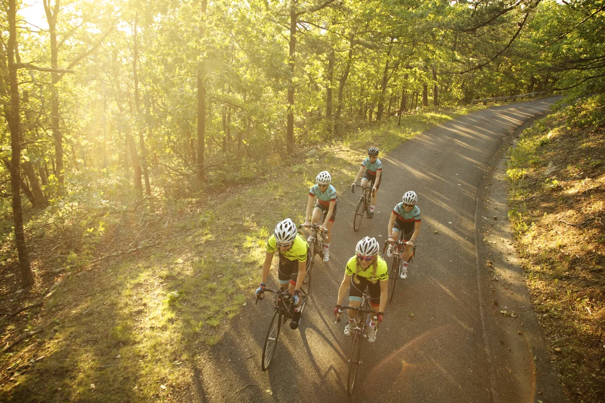 Roanoke Mountain is a 4 mile loop that is half strenuous climb, half technical descent. This was done at dusk in the Summer of 2013.