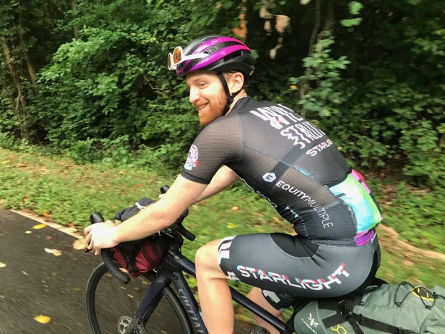 Philly in his super light Pro+ Summer jersey
