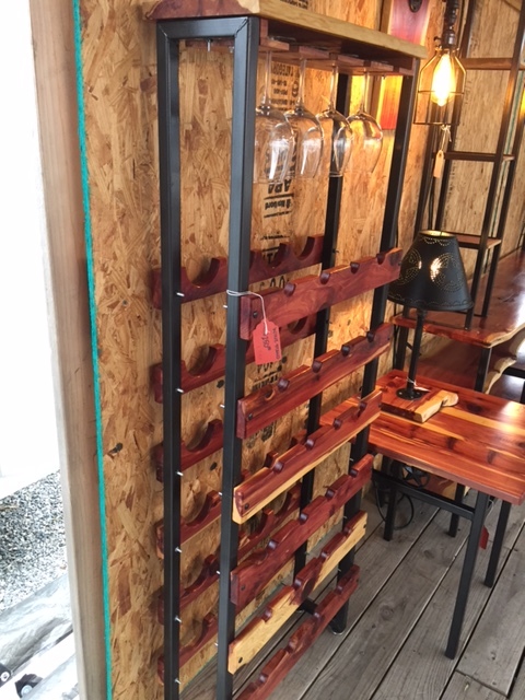 Standing Wine Rack - $175