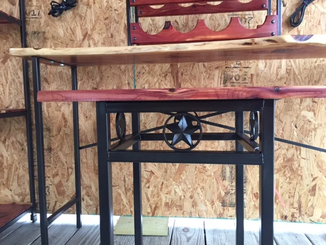 Cedar & Stars End Table - $150