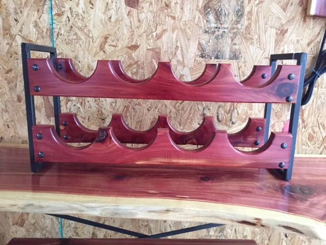 Red Cedar Wine Rack - $50