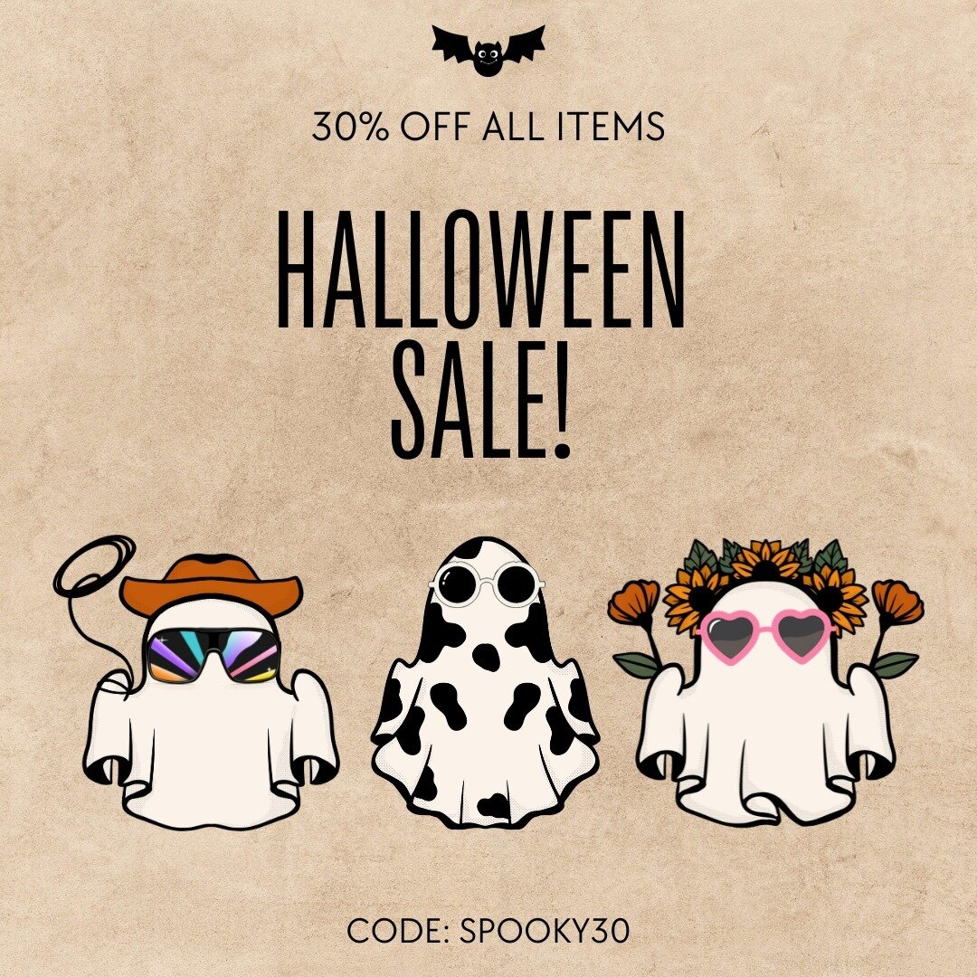 🎃 Don't be haunted by high prices this Halloween! 👻 Enjoy a spine-tingling 30% off on ALL items in our spooky Halloween sale with code &quot;Spooky30.&quot; Hurry, the magic disappears at midnight tomorrow! 🌙🔮 #HalloweenSale #SpookySavings #ShopN