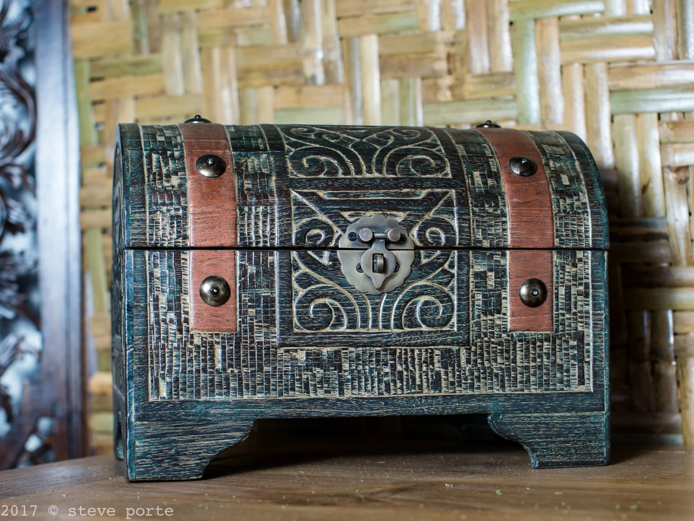 Treasure chest box small brown and grey.jpg