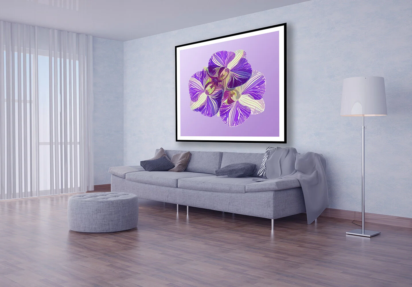 Lily Trio on wall.jpg