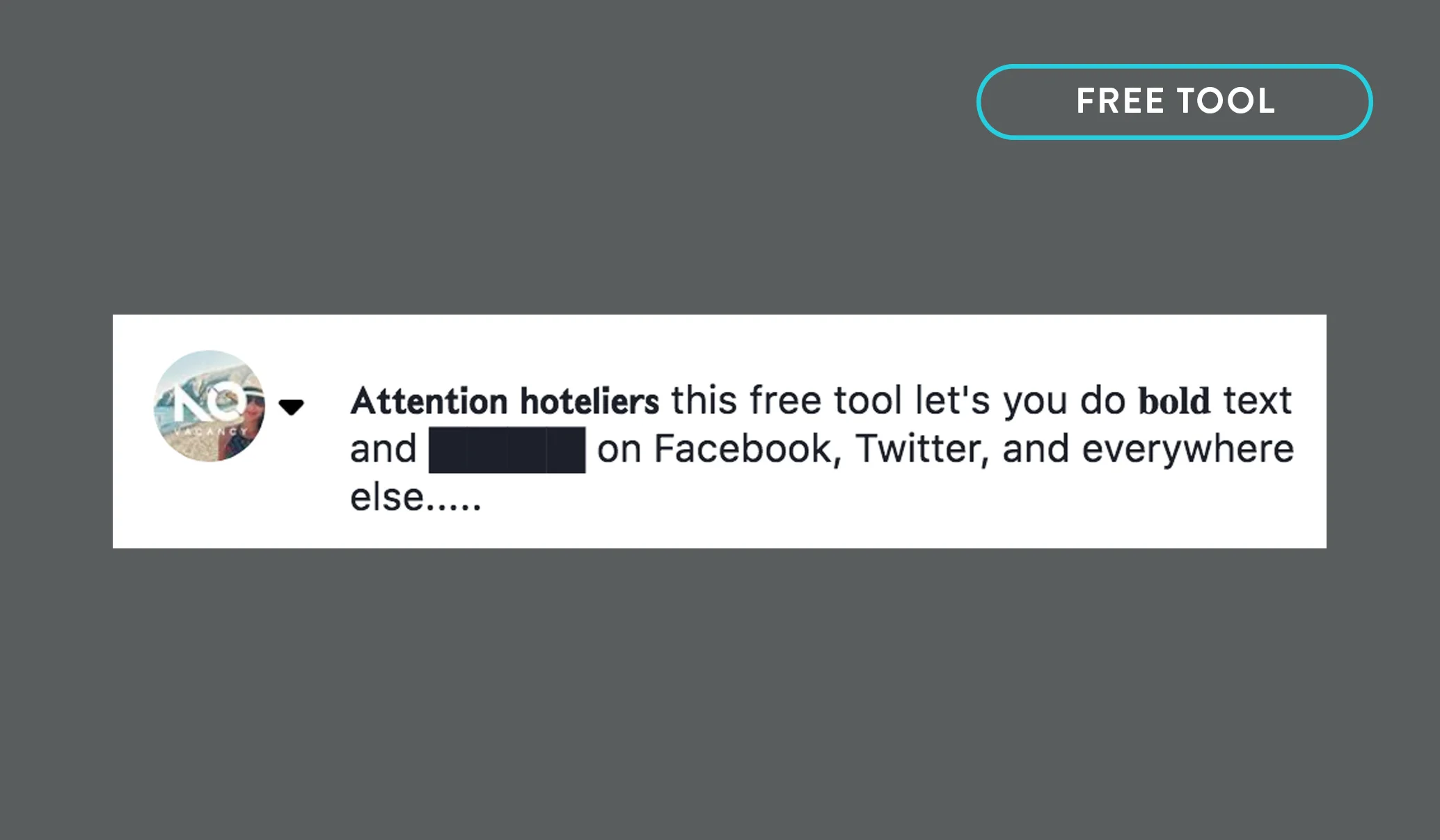 //SOCIAL: FREE TEXT STYLING TOOL