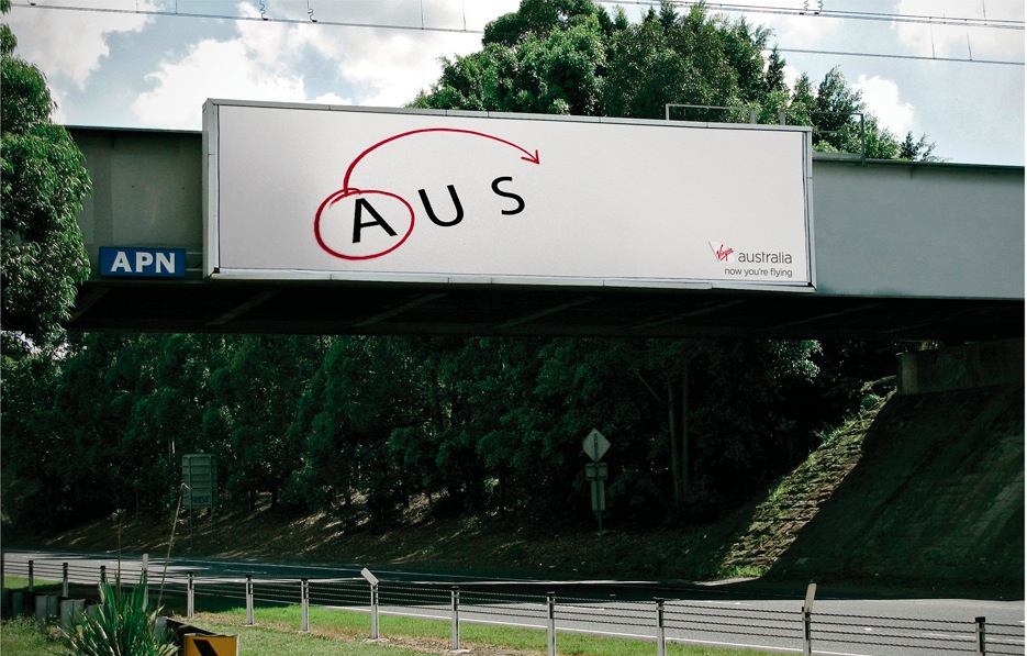 Luke’s award winning work for Virgin Australia airlines.