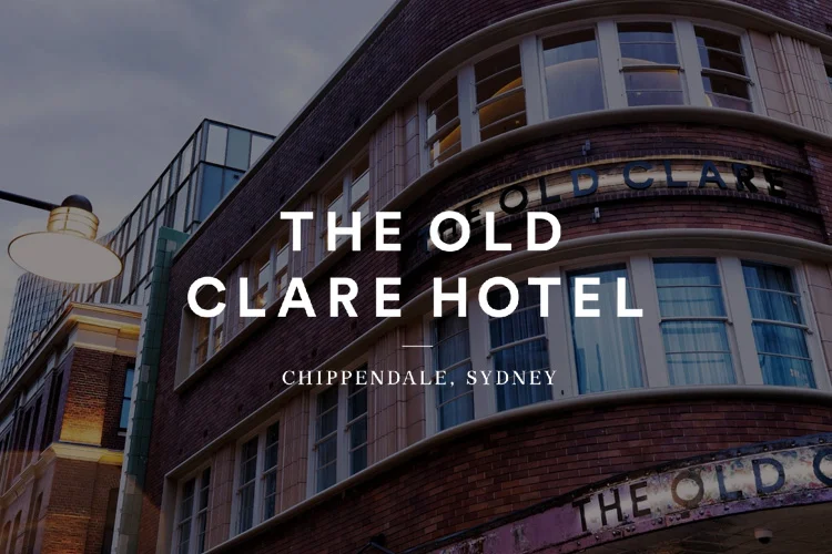 //THE OLD CLARE HOTEL, Sydney