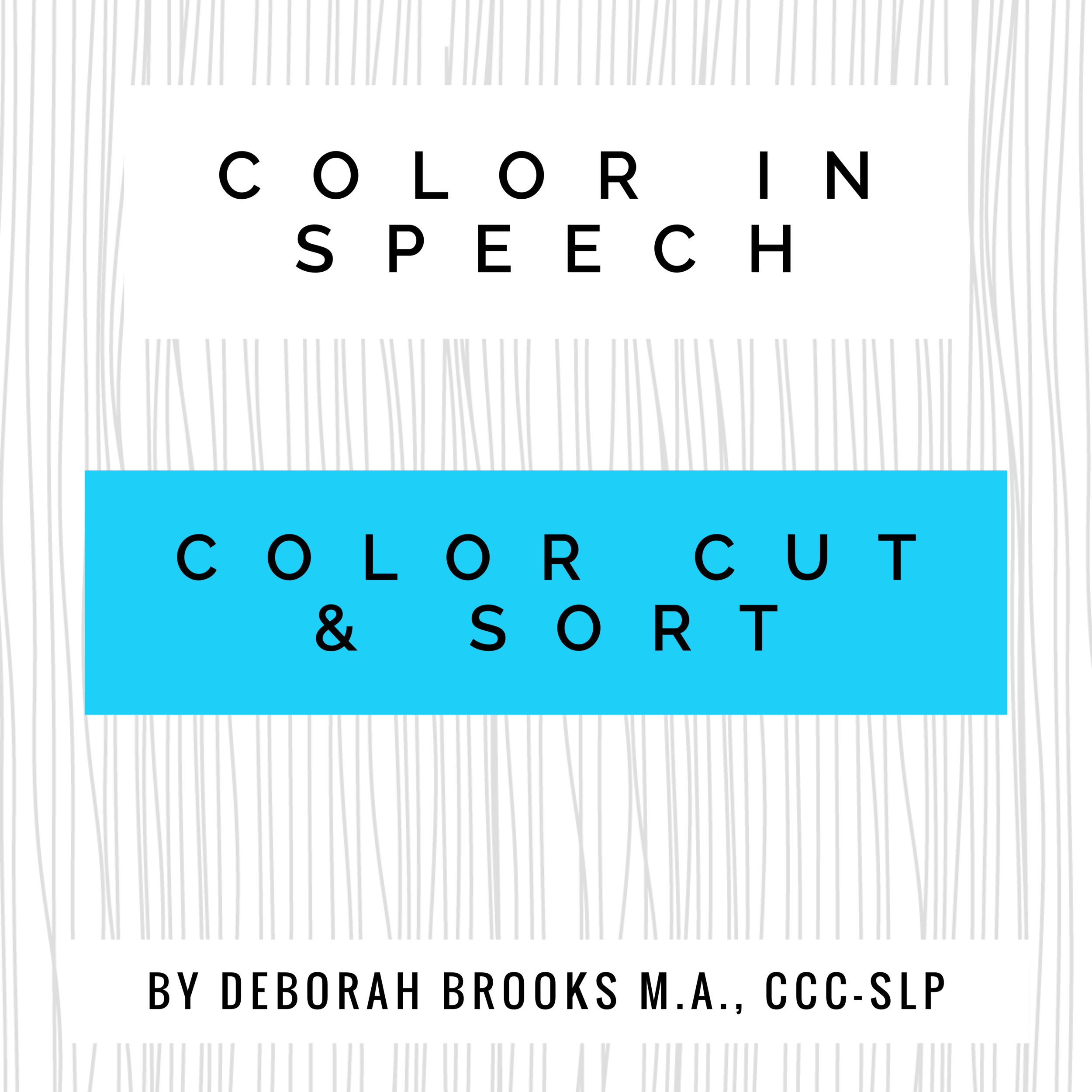 Color, Cut, and Sort Activities Set 1