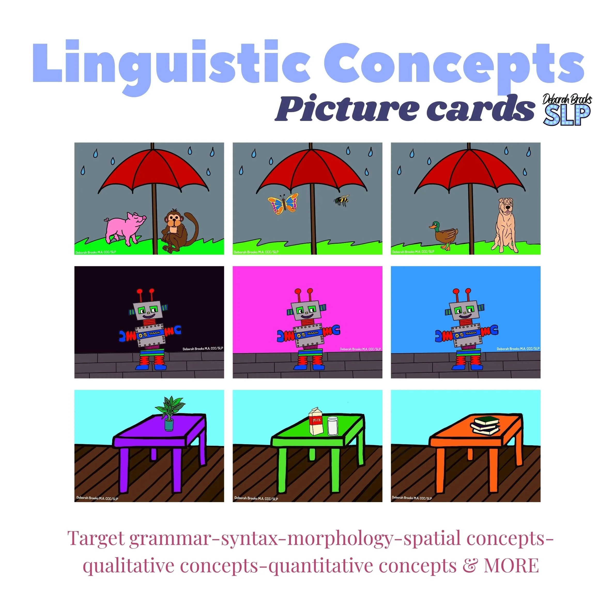 Linguistic Concept Cards