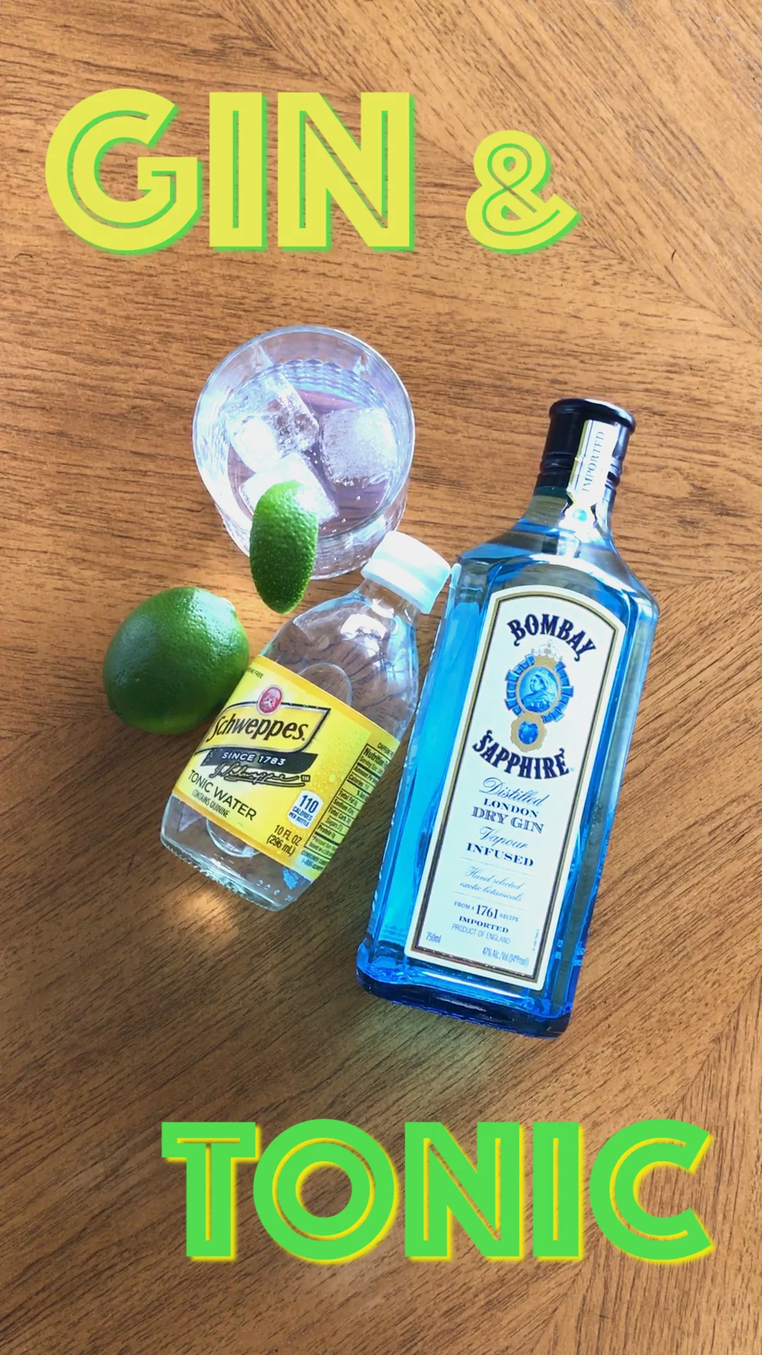 Gin and Tonic - Sapphire Gin