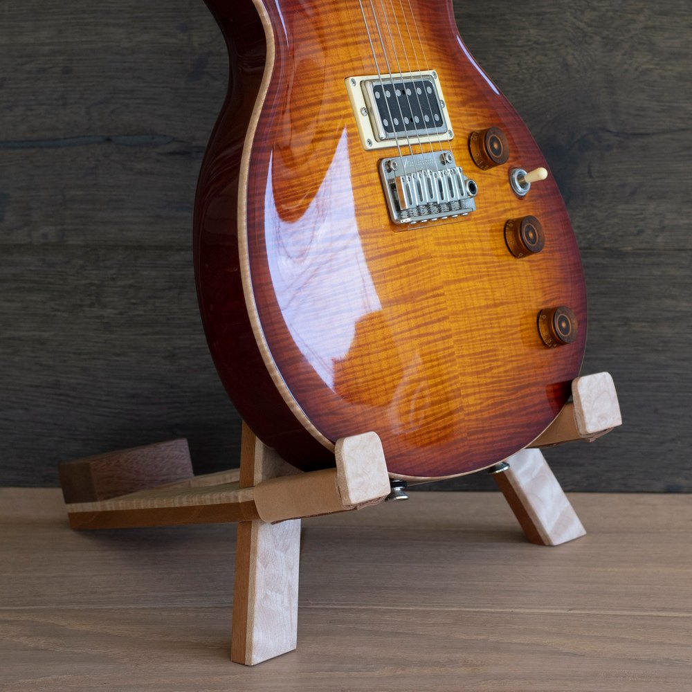 Maple guitar Stand  Natural Collection