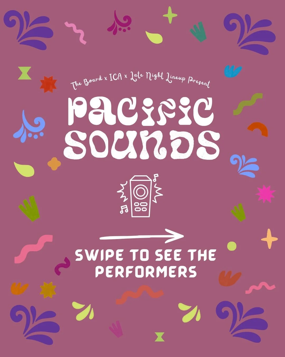 Are you ready for some awesome live performances at Pacific Sounds? 🎶🎤 Swipe to see the amazing artists that will take the stage THIS Saturday!&nbsp;

See you all in only 2 DAYS! 📢