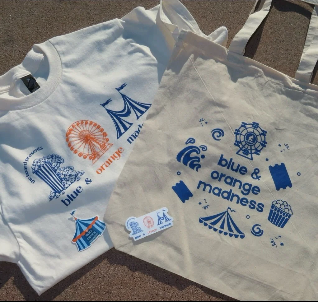 PEPPERDINE, ARE YOU READY TO GO MAD?! 😵&zwj;💫💙🧡 TOMORROW (Friday, October 9), we&rsquo;re bringing the fun to MADNESS VILLAGE from 5 - 8 PM in FFH Lot! 🎪 Get ready for a carnival full of excitement, exclusive merch, games, and more! Make sure to