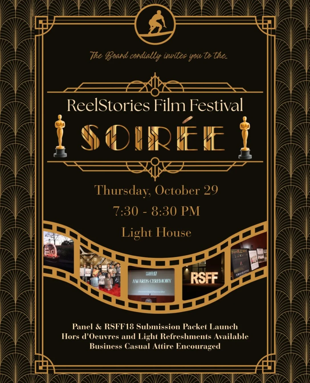 CALLING ALL FILMMAKERS!🗣️🎬

Your story deserves the spotlight! 🌟Get ready for ReelStories Film Festival at our ReelStories Soir&eacute;e THIS Thursday, October 15! 🎥

Thinking about submitting your short film to RSFF18? This is YOUR chance to get