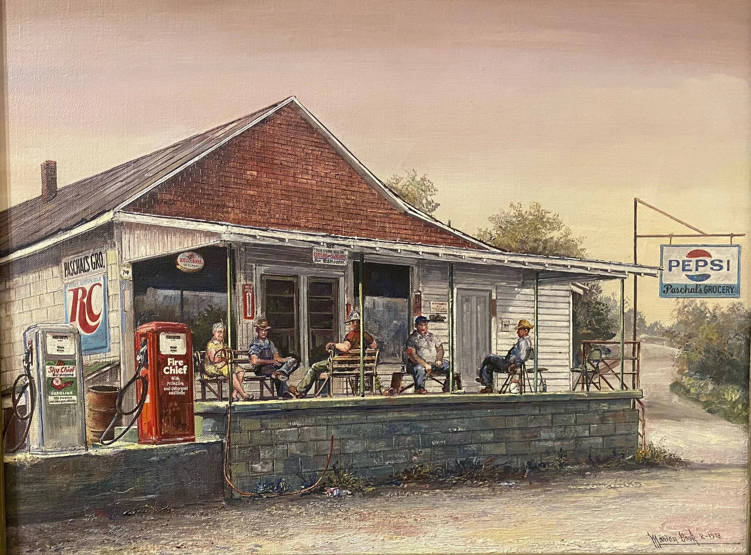 MARION BRYANT COOK ( TENNESSEE, 1933- 2018) Halls Mill Market, Unionville, TN