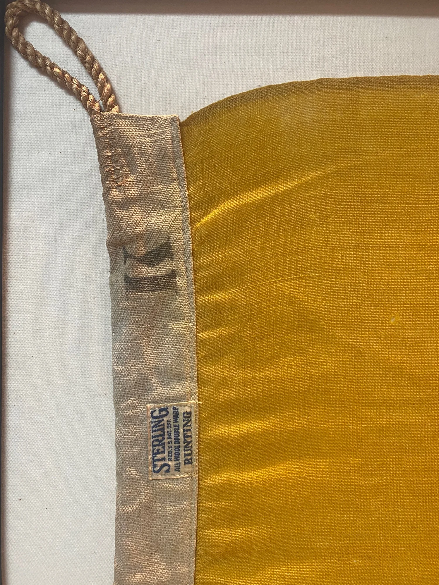 Signal Flag K Kilo — Michael Hall Antiques