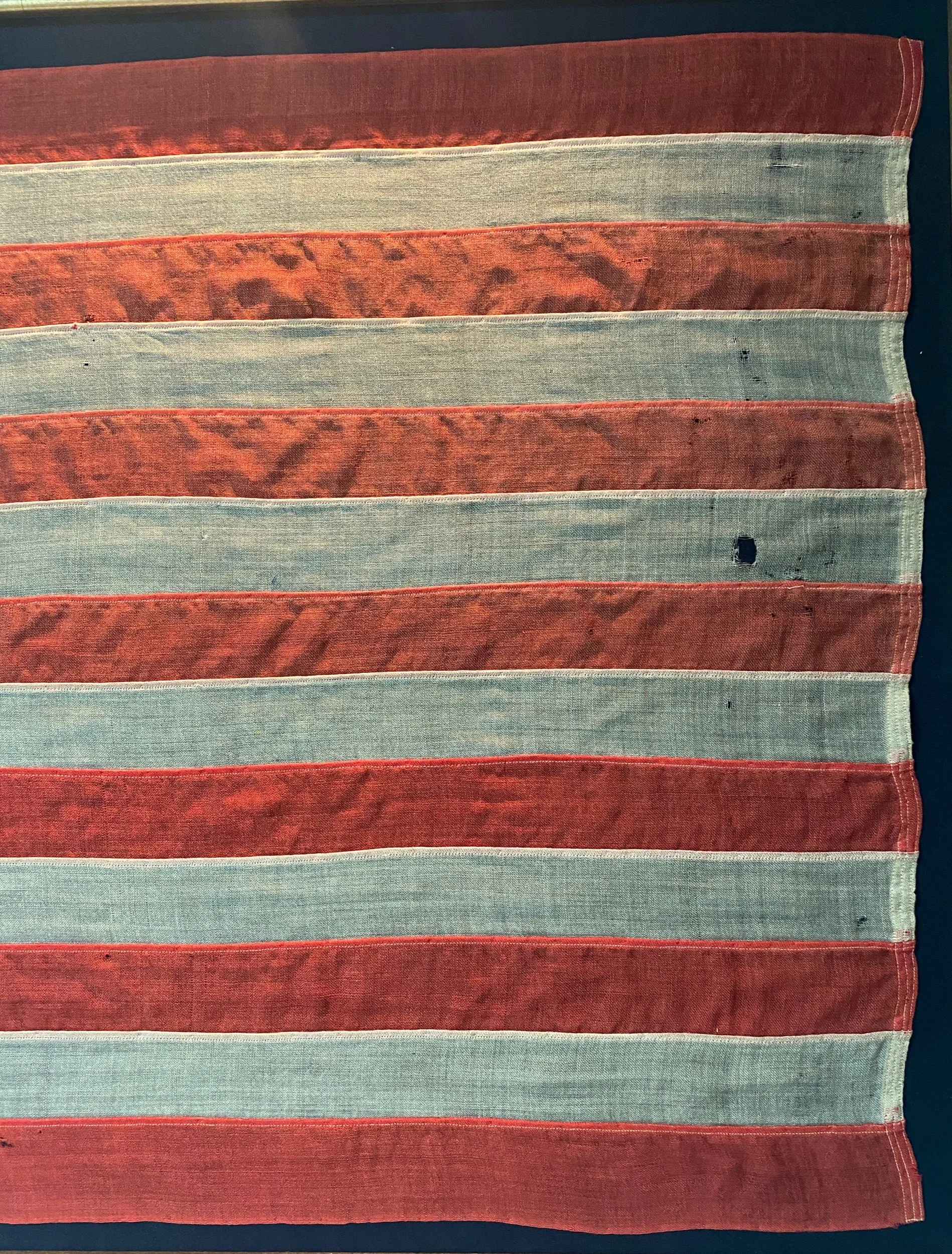 Antique 13 Star Flag close up