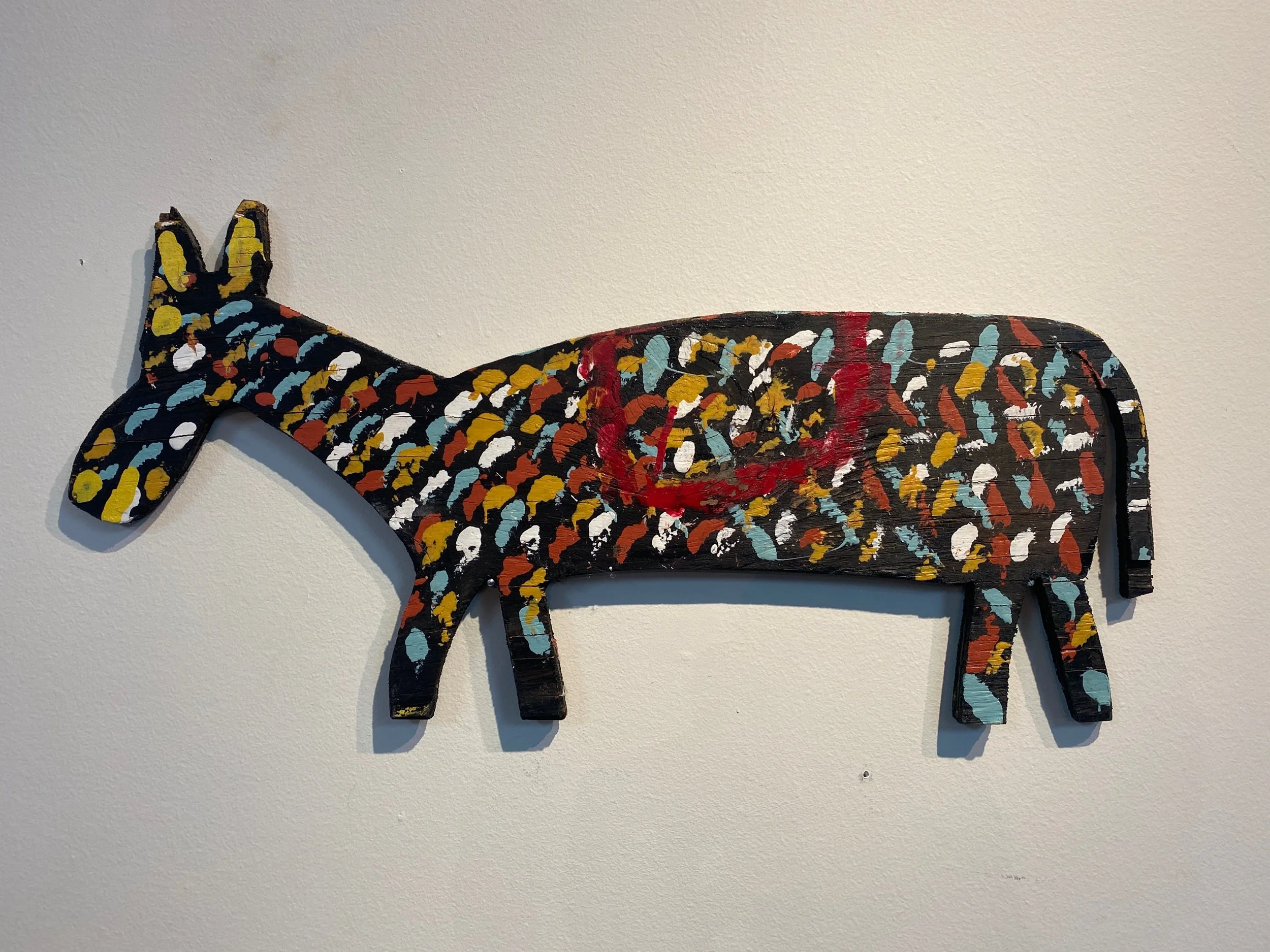 HOMER GREEN ( TENNESSEE 1910-2002) Folk Art Donkey