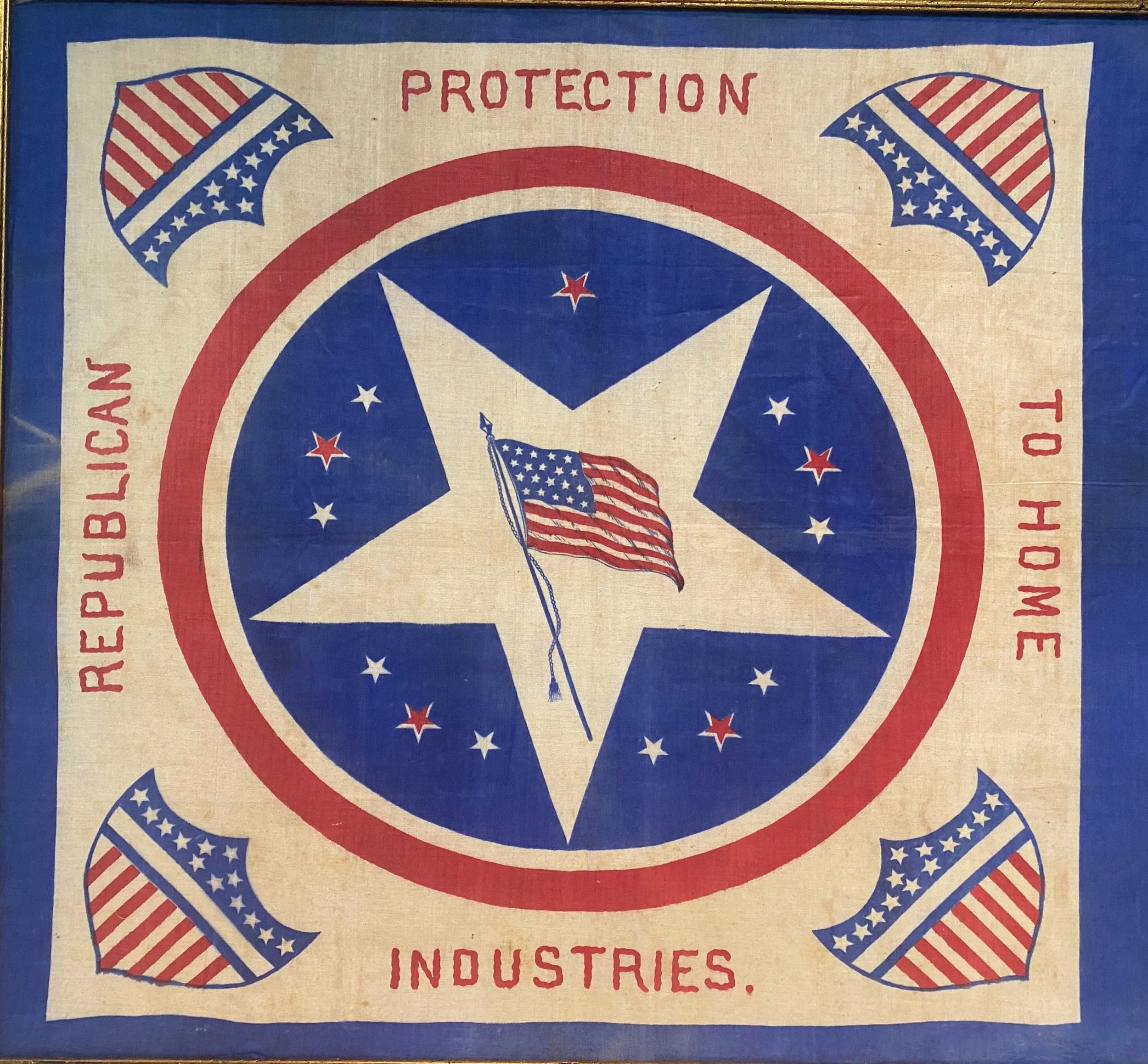 Harrison Campaign Bandana 1892