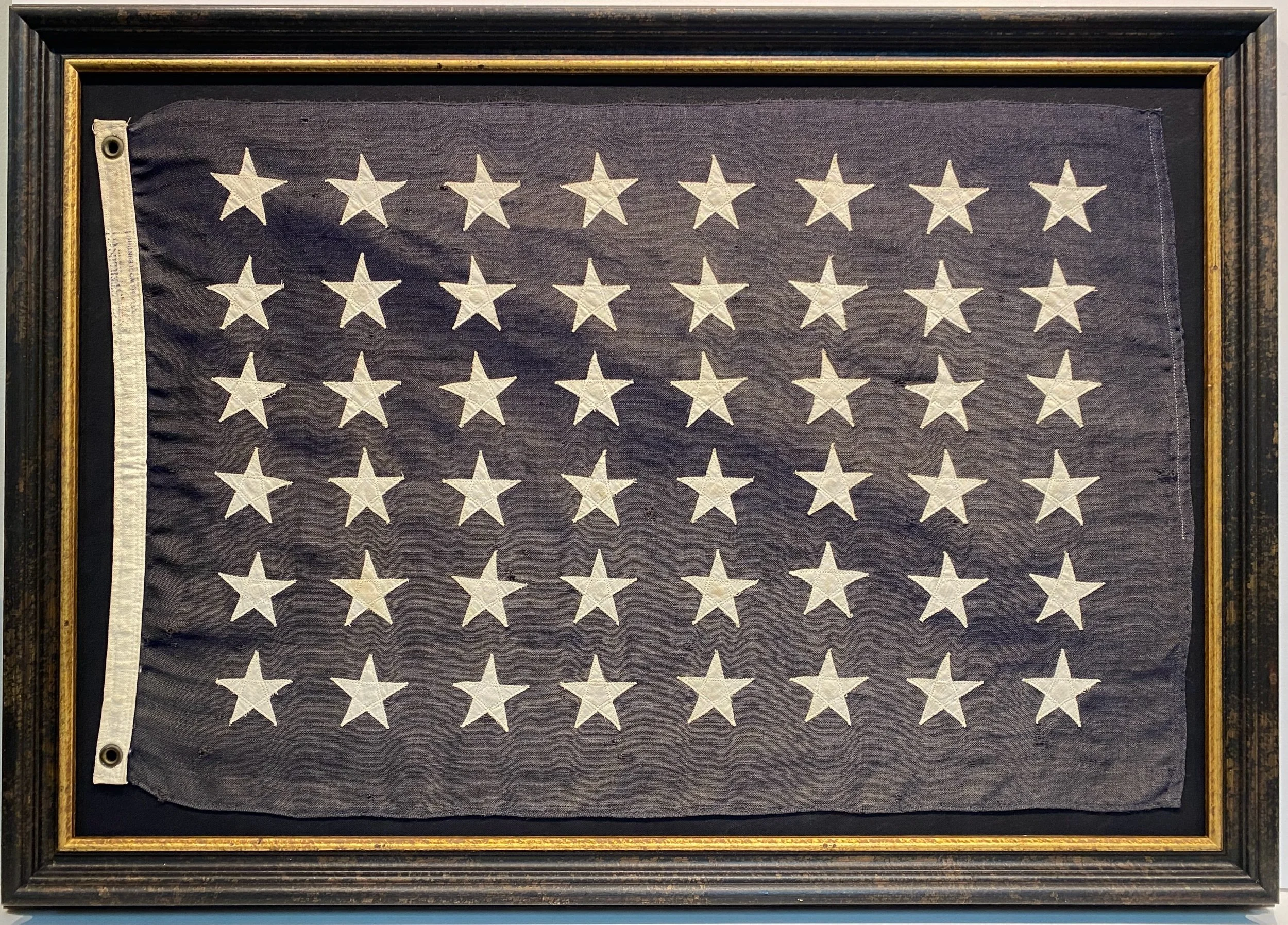 Framed 48 Star Navy Jack