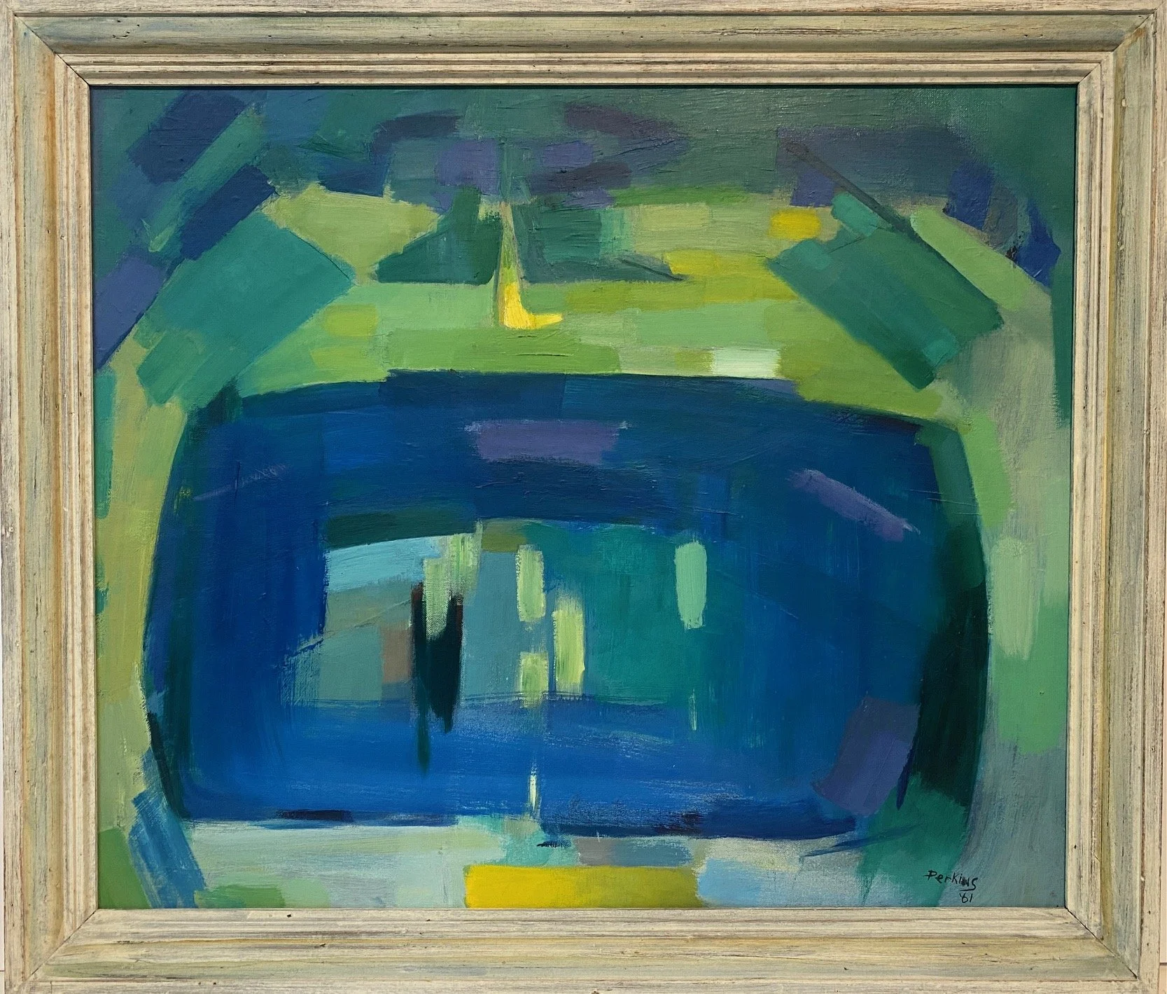 Philip Perkins, Oil on canvas. 1961