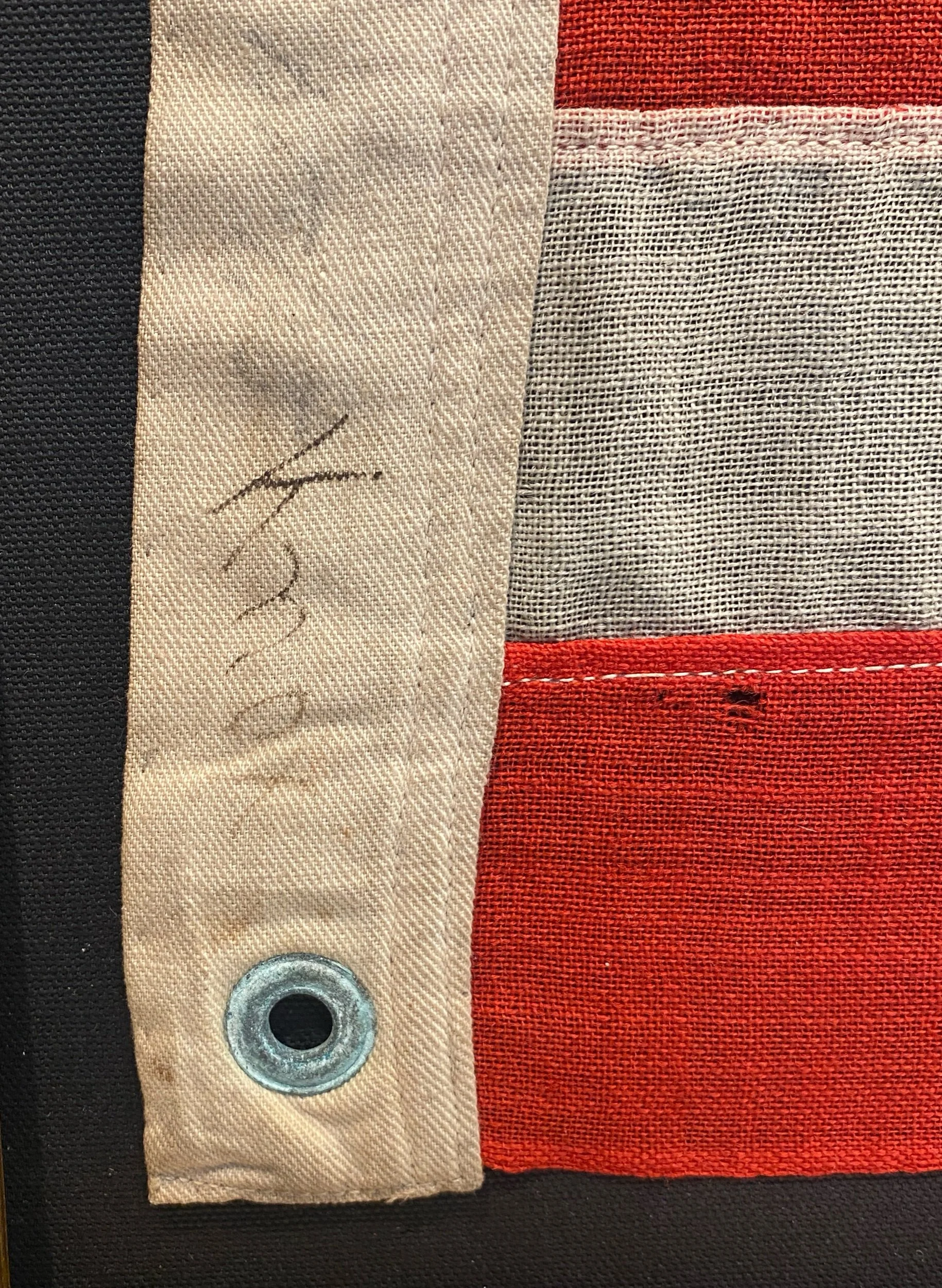 ANTIQUE AMERICAN 13 STAR FLAG. “Knox”