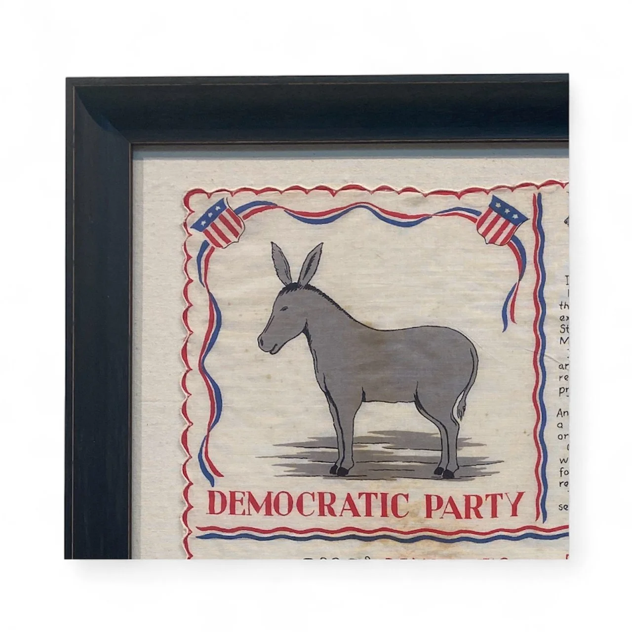 Democratic Party Handkerchief 1945-1953.