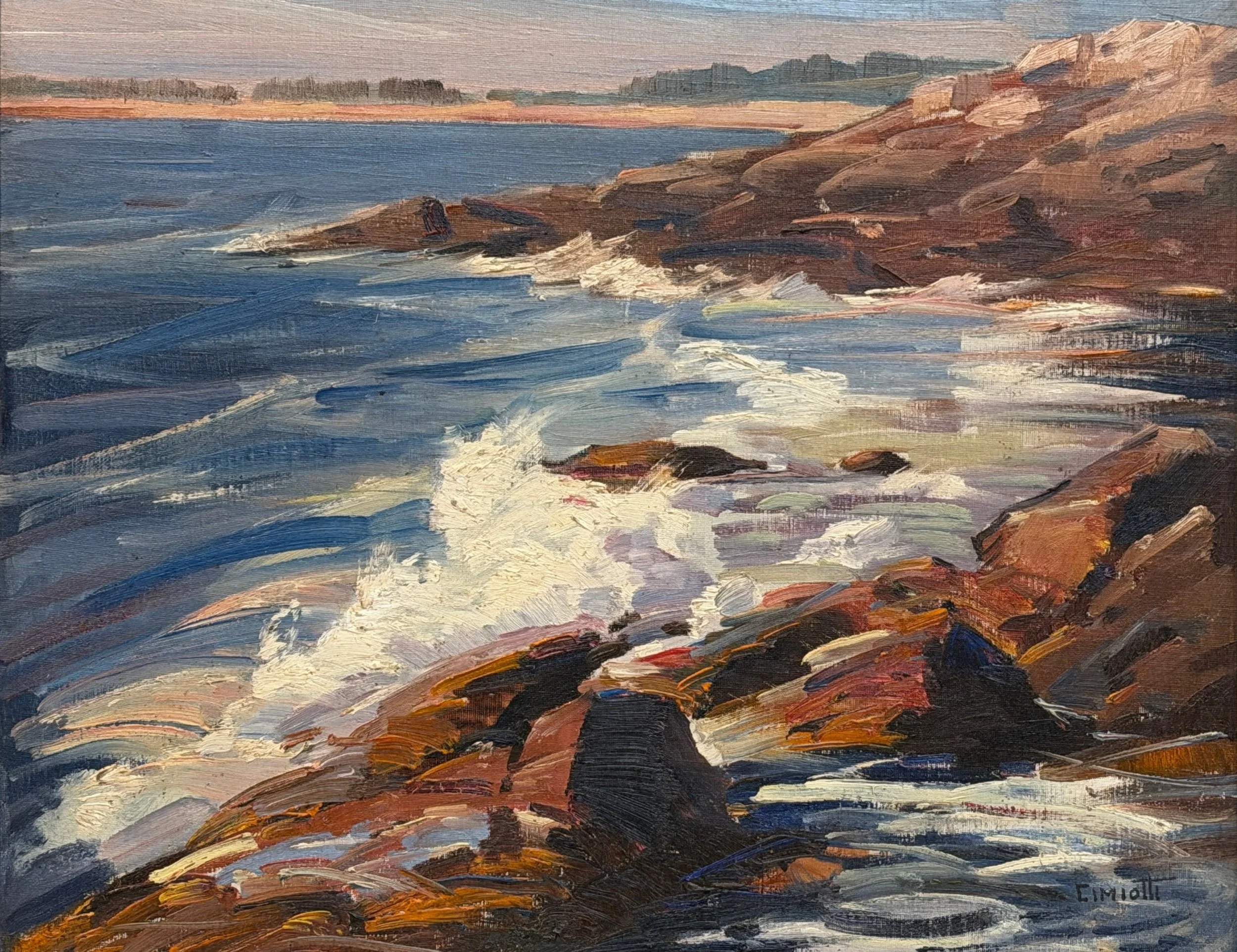 GUSTAVE CIMIOTTI (AMERICAN 1875-1969) ROCKPORT