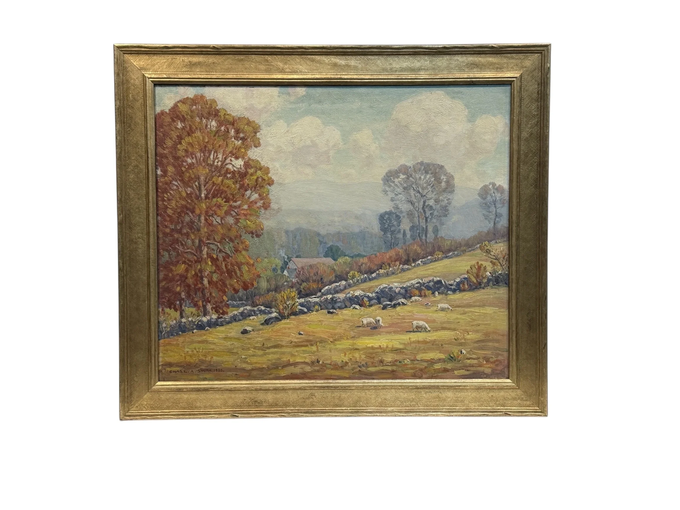 CHARLES L.A. SMITH ( CALIFORNIA, 1871-1937) Oil on canvas Landscape