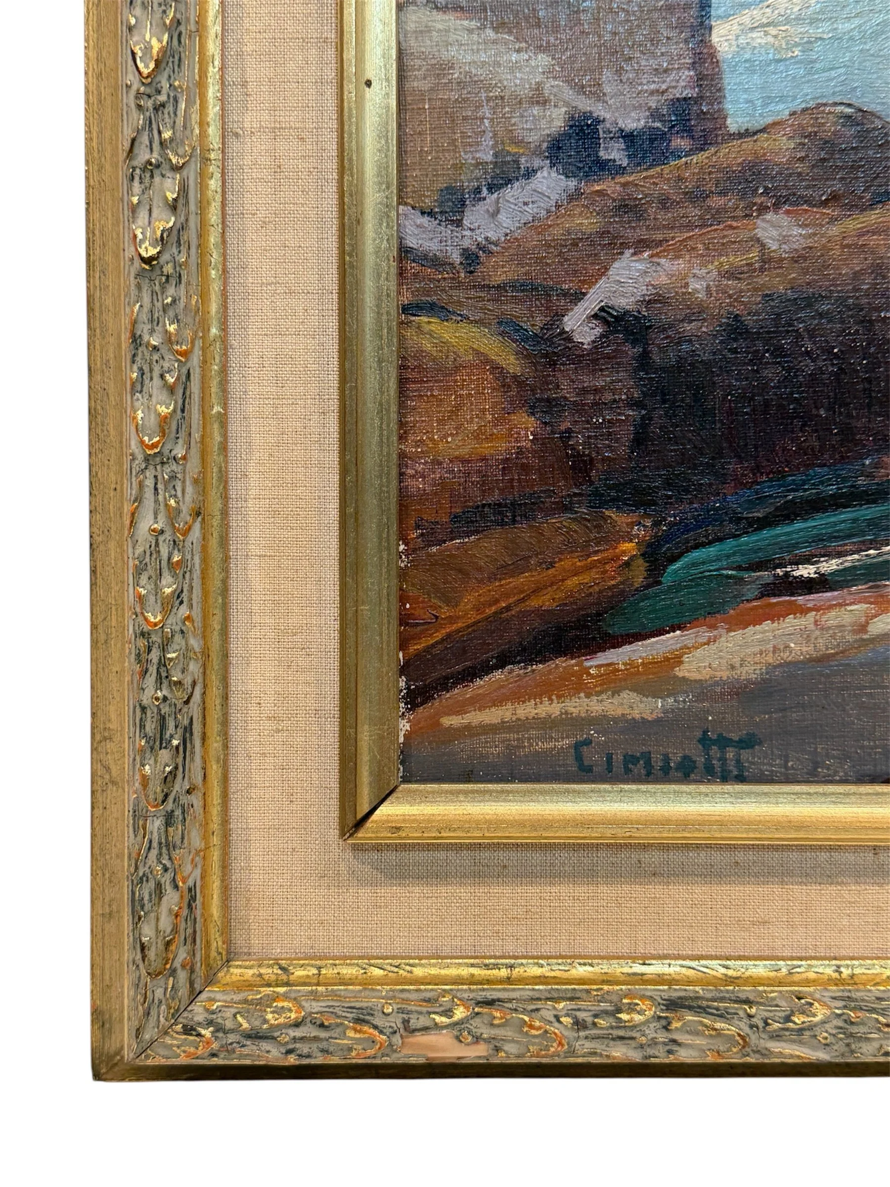 GUSTAVE CIMIOTTI, AMERICAN. 1875-1969. OCEAN POINT, MAINE.