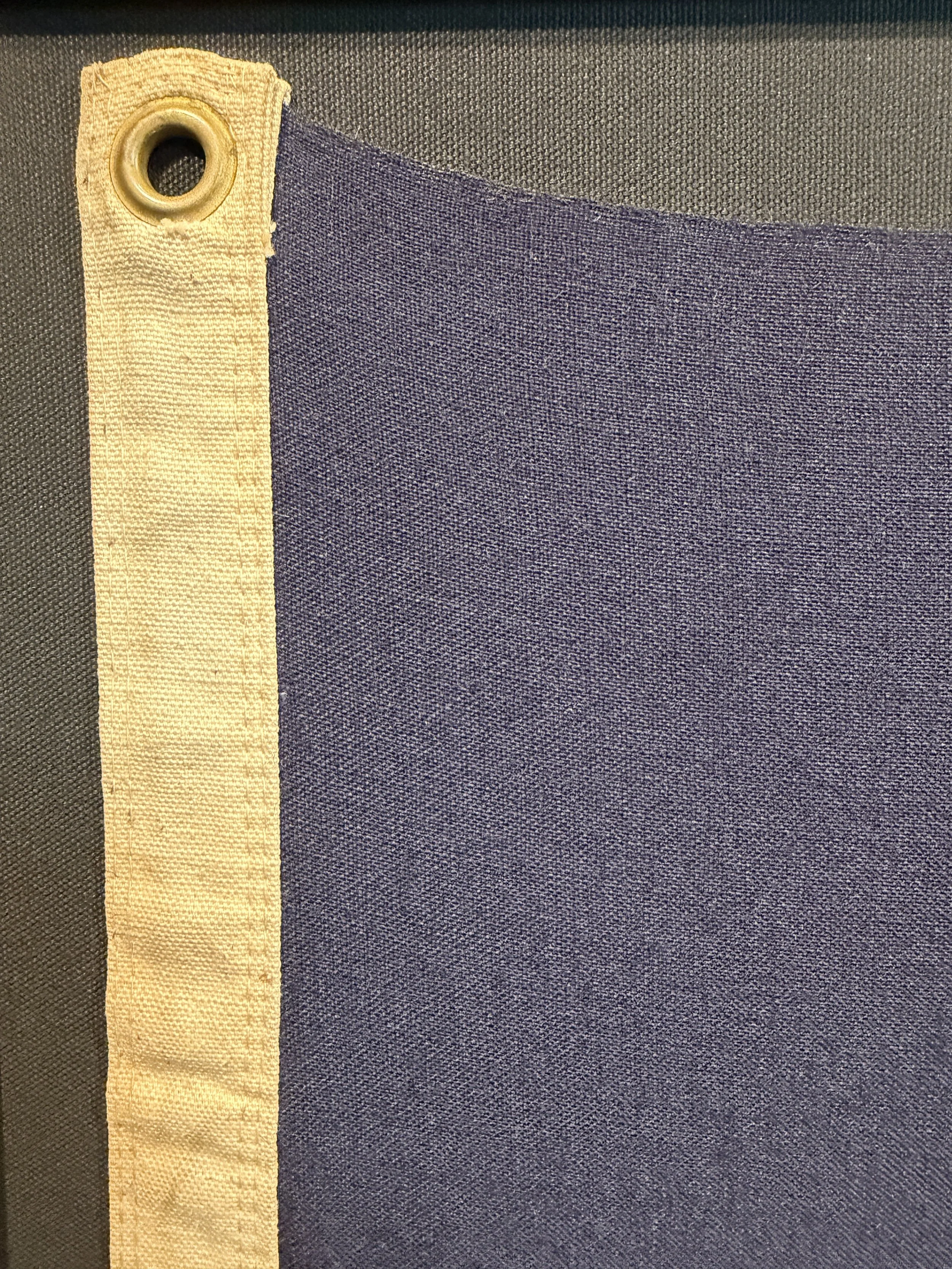 Yacht Racing Champion Flag, 1956. The Barnegat Bay Yacht Racing Association.  Brass grommets. 