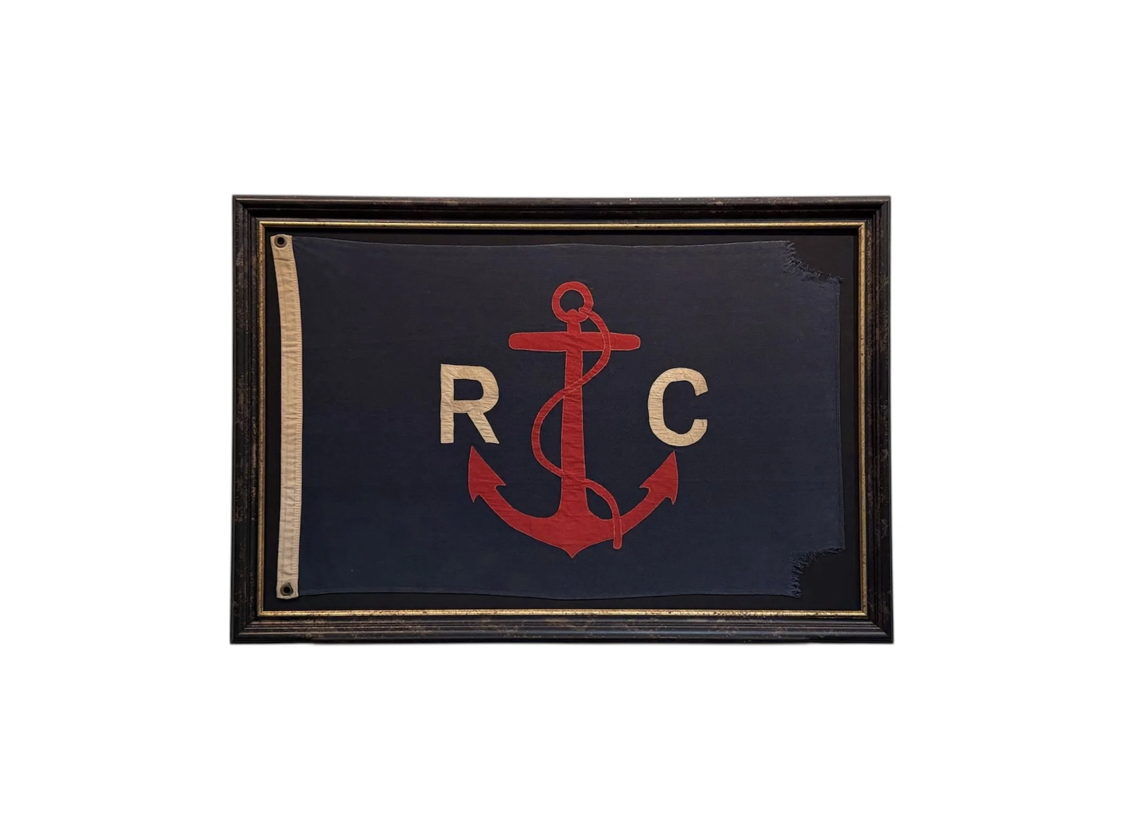 Island Heights, N.J. Yacht Club Race Committee Flag. 1940's/50's