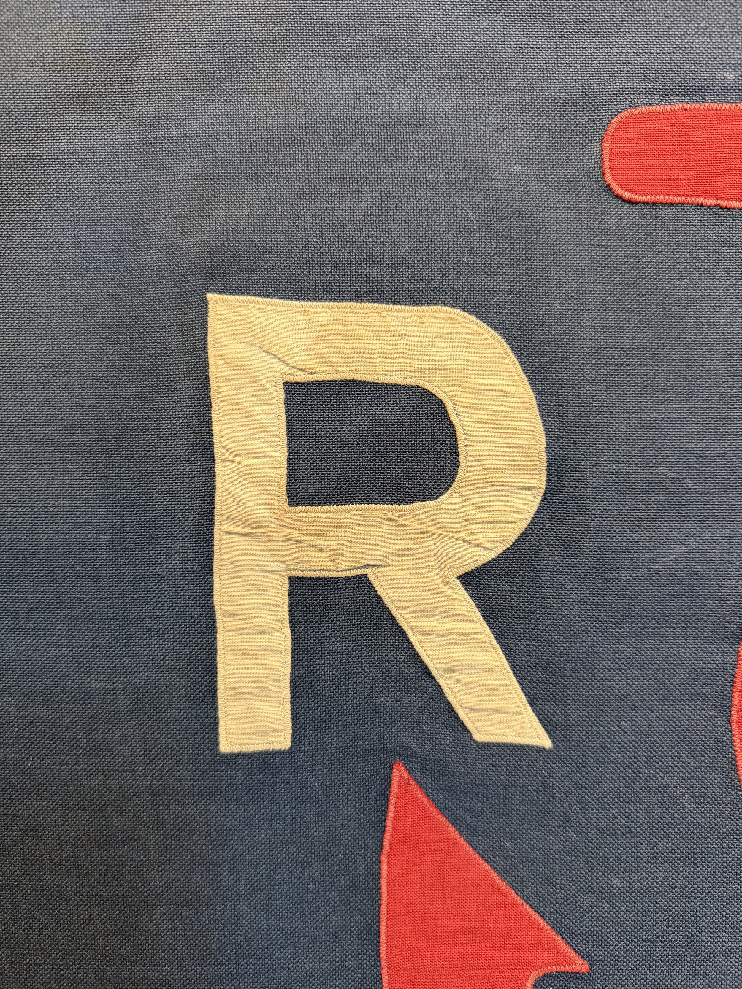 Island Heights, N.J. Yacht Club Race Committee Flag. 1940's/50's