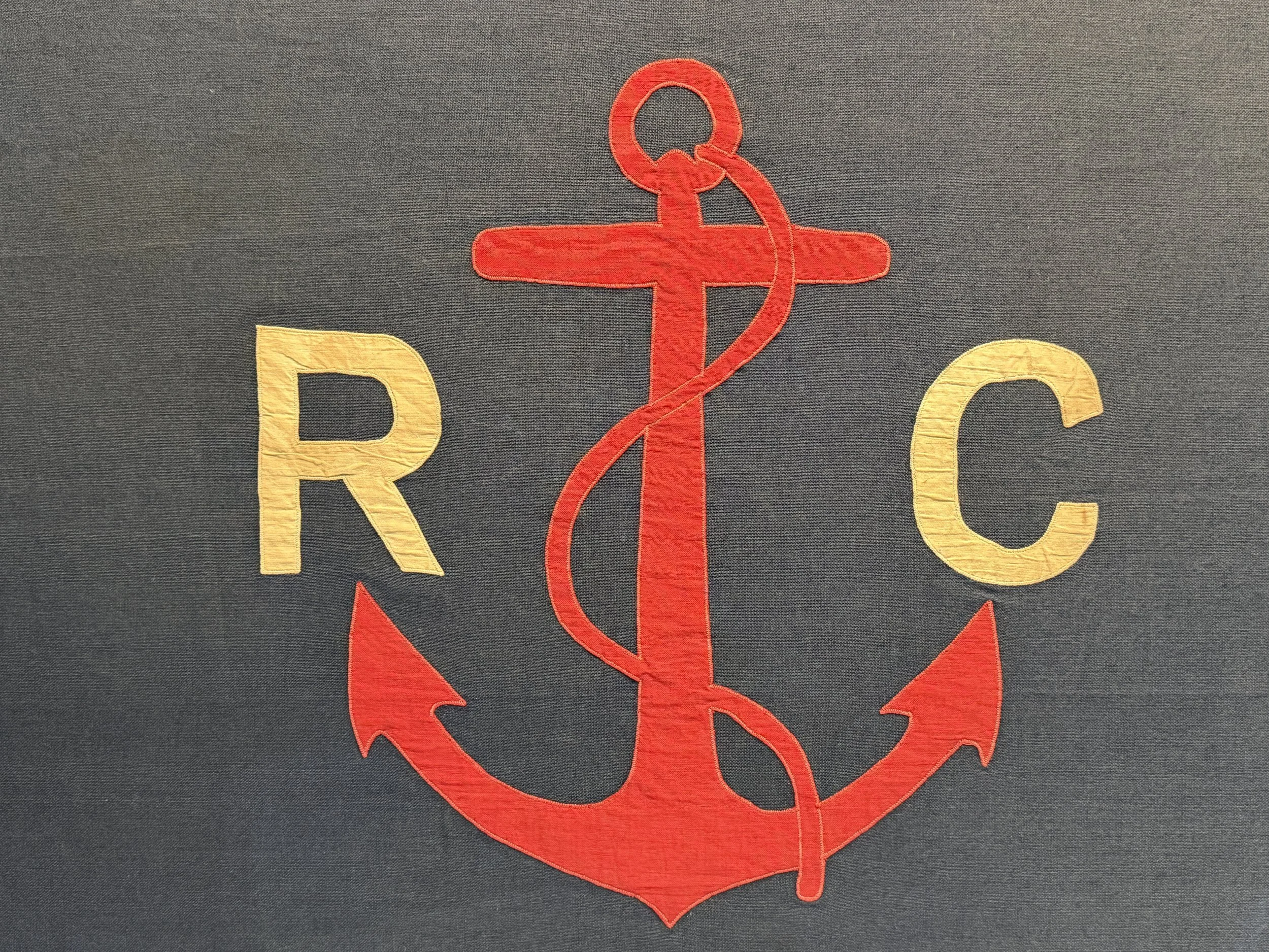 Island Heights, N.J. Yacht Club Race Committee Flag. 1940's/50's