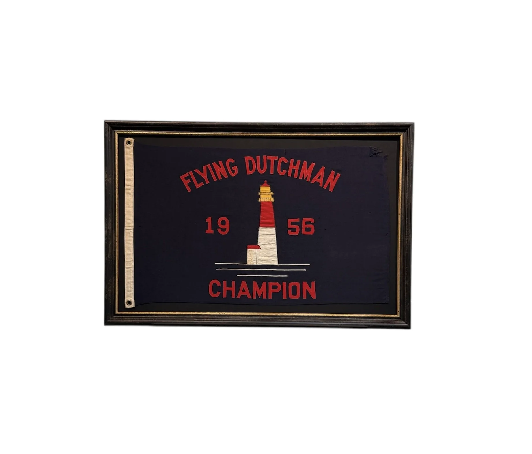 Yacht Racing Champion Flag, 1956. The Barnegat Bay Yacht Racing Association.