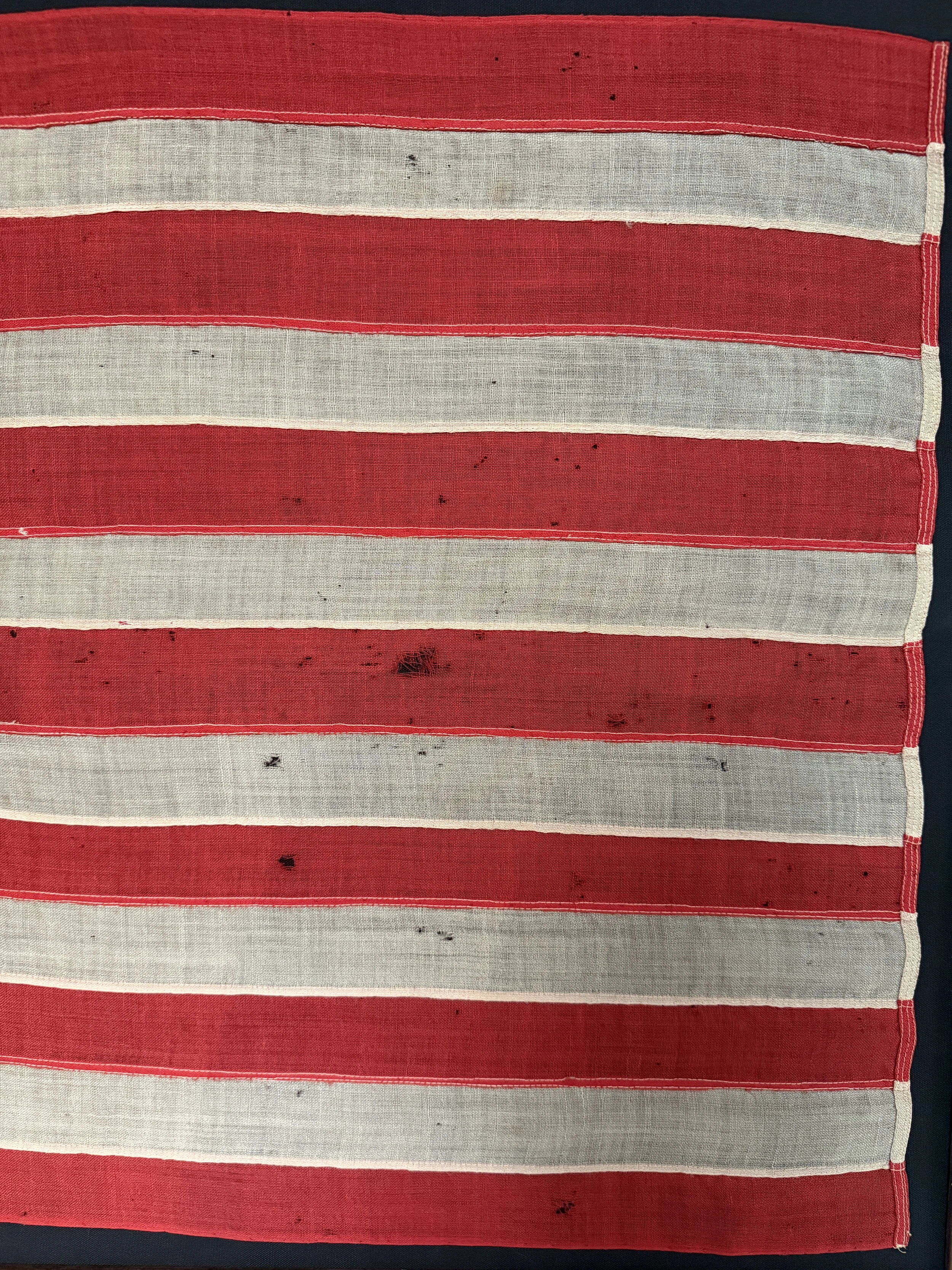 13 Star Flag, Wool Bunting. 